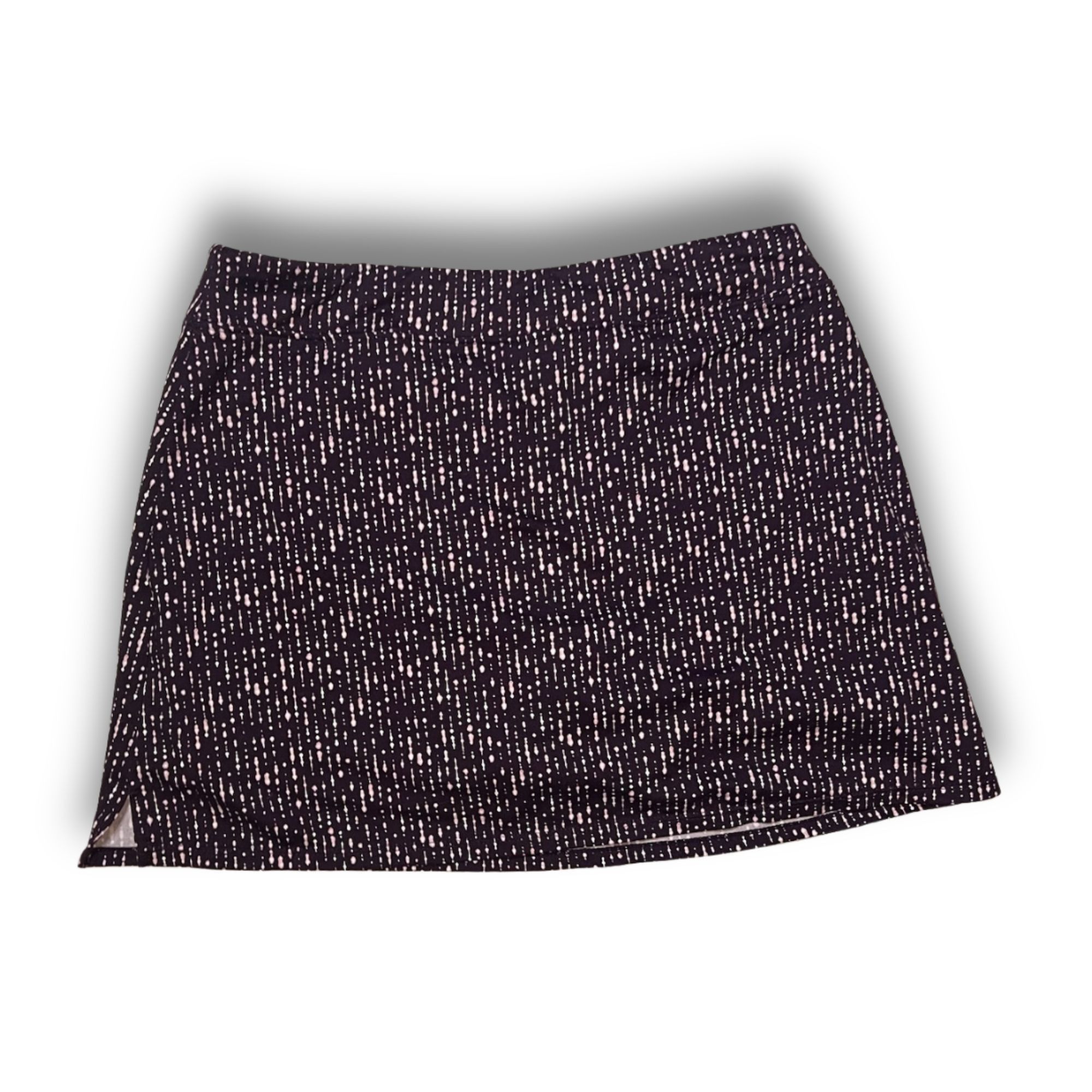 Other Tranquility Lavender Skort Medium Black & Pink Dotted Polyes Size 30" / US 8 / IT 44 - 3 Thumbnail