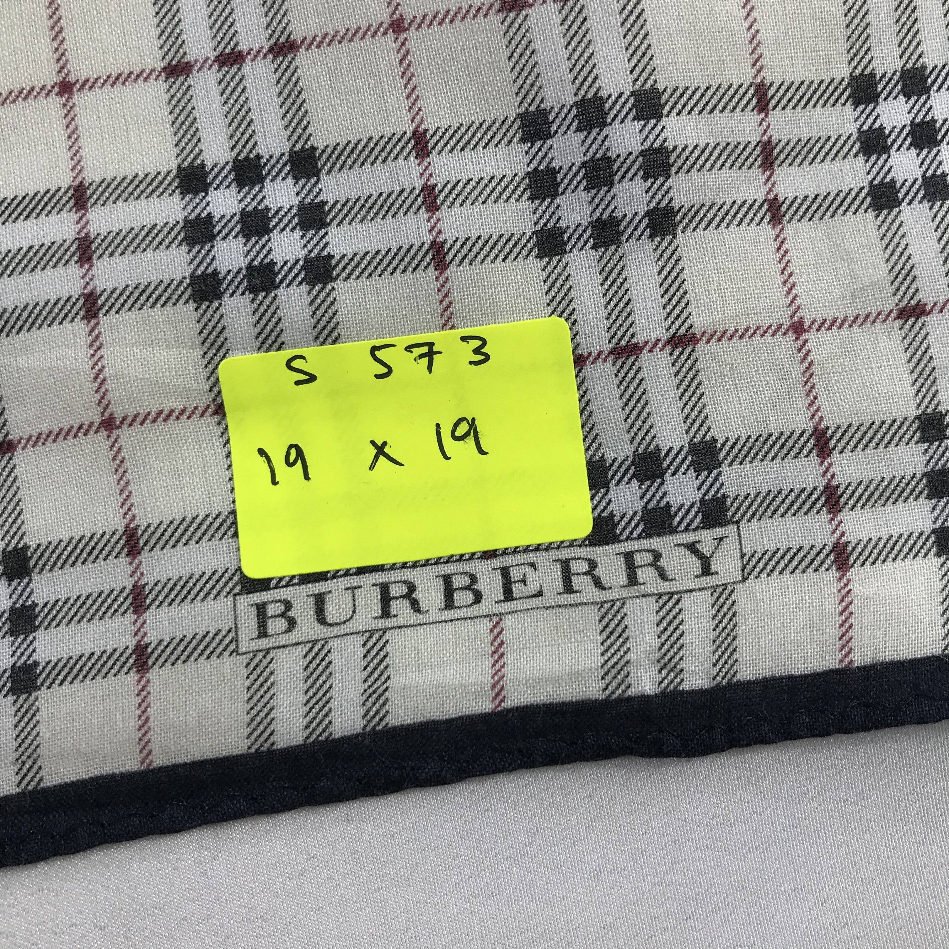 Burberry × Vintage Burberry Bandana / Handkerchief / Neckerchief - S573 Size ONE SIZE - 5 Thumbnail
