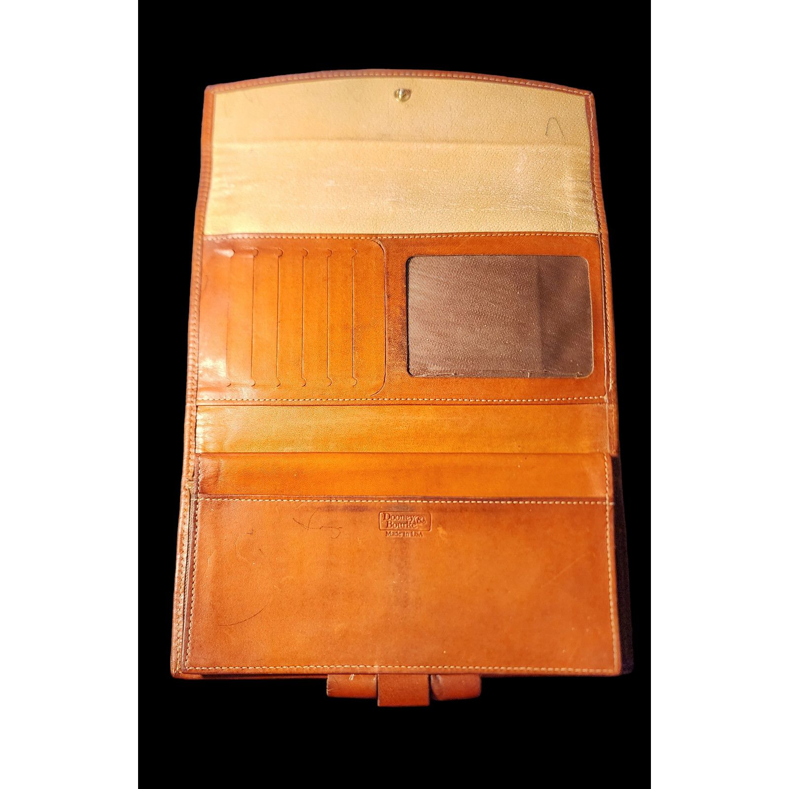 Dooney & Bourke Vintage Dooney and Bourke wallet leather checkbook Duck logo Size ONE SIZE - 4 Thumbnail