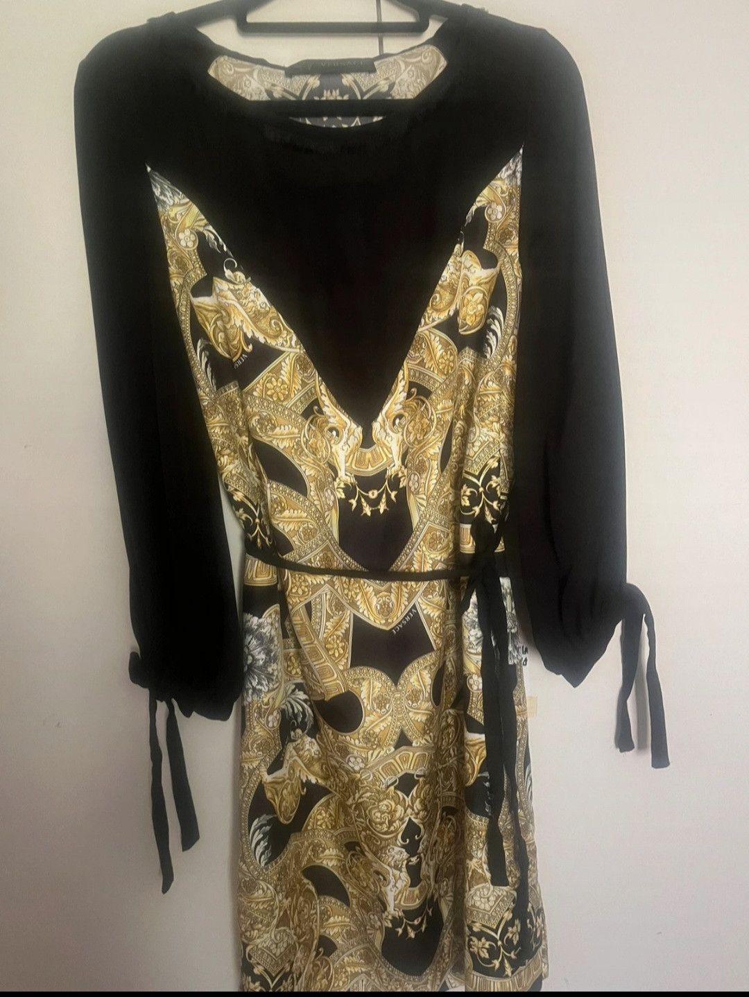 Versace Silk baroque print dress Size S / US 4 / IT 40 - 8 Thumbnail