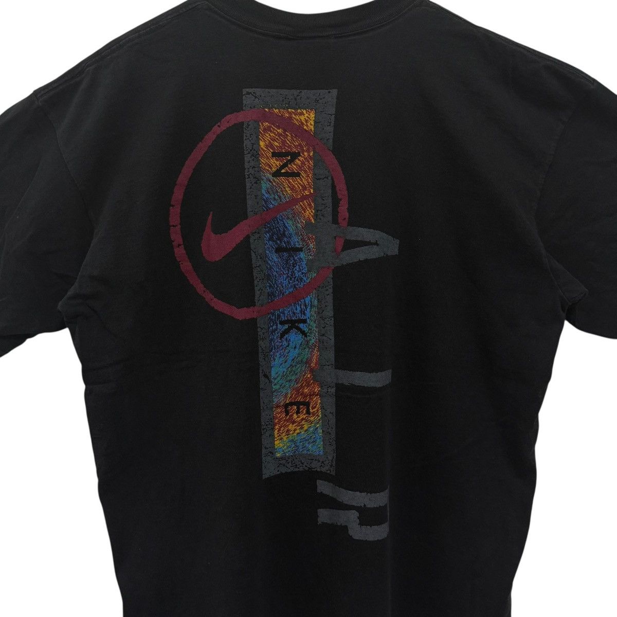 Nike Vintage 90s Nike Air Tshirt Big Logo Size US L / EU 52-54 / 3 - 3 Thumbnail