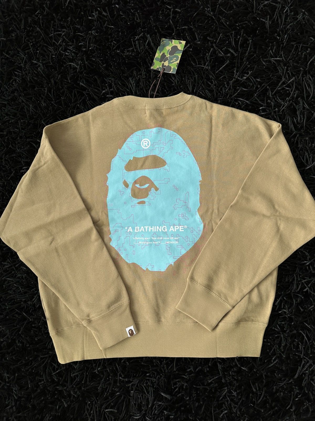 Bape Ape Head Loose Fit Crewneck Size US S / EU 44-46 / 1 - 1 Thumbnail
