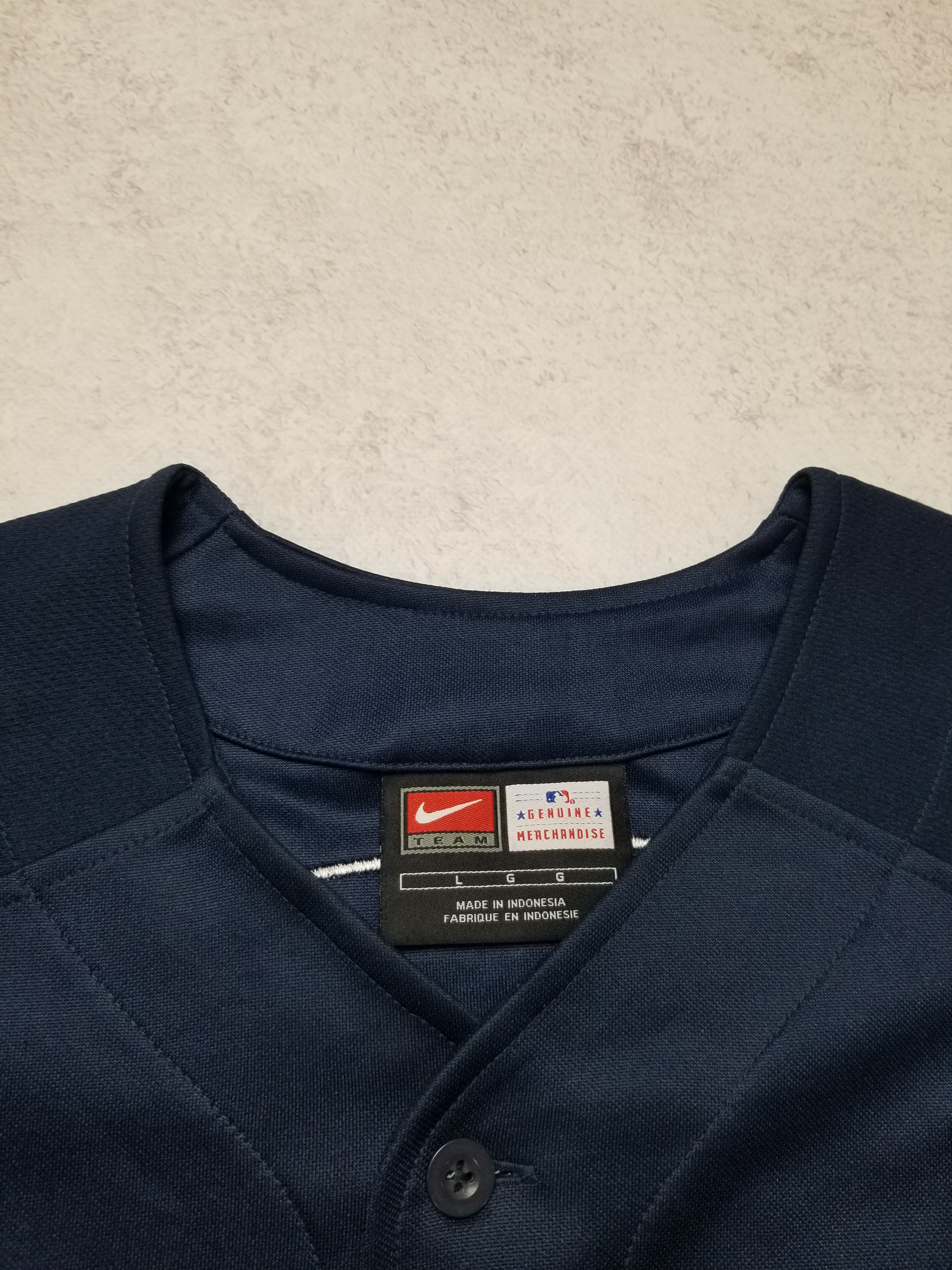 Nike Nike Vintage Classic Atlanta Braves #7 Drew Navy Blue Jersey Size US L / EU 52-54 / 3 - 14 Thumbnail