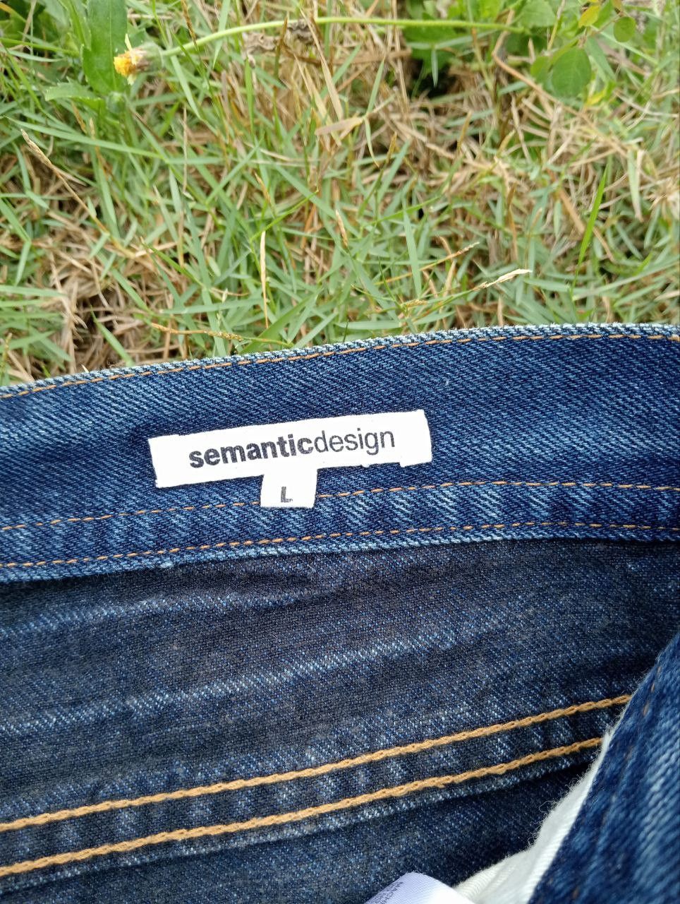 semanticdesign VINTAGE SEMANTIC DESIGN JAPAN SNAKE SKIN STYLE JEANS Size US 33 - 12 Thumbnail
