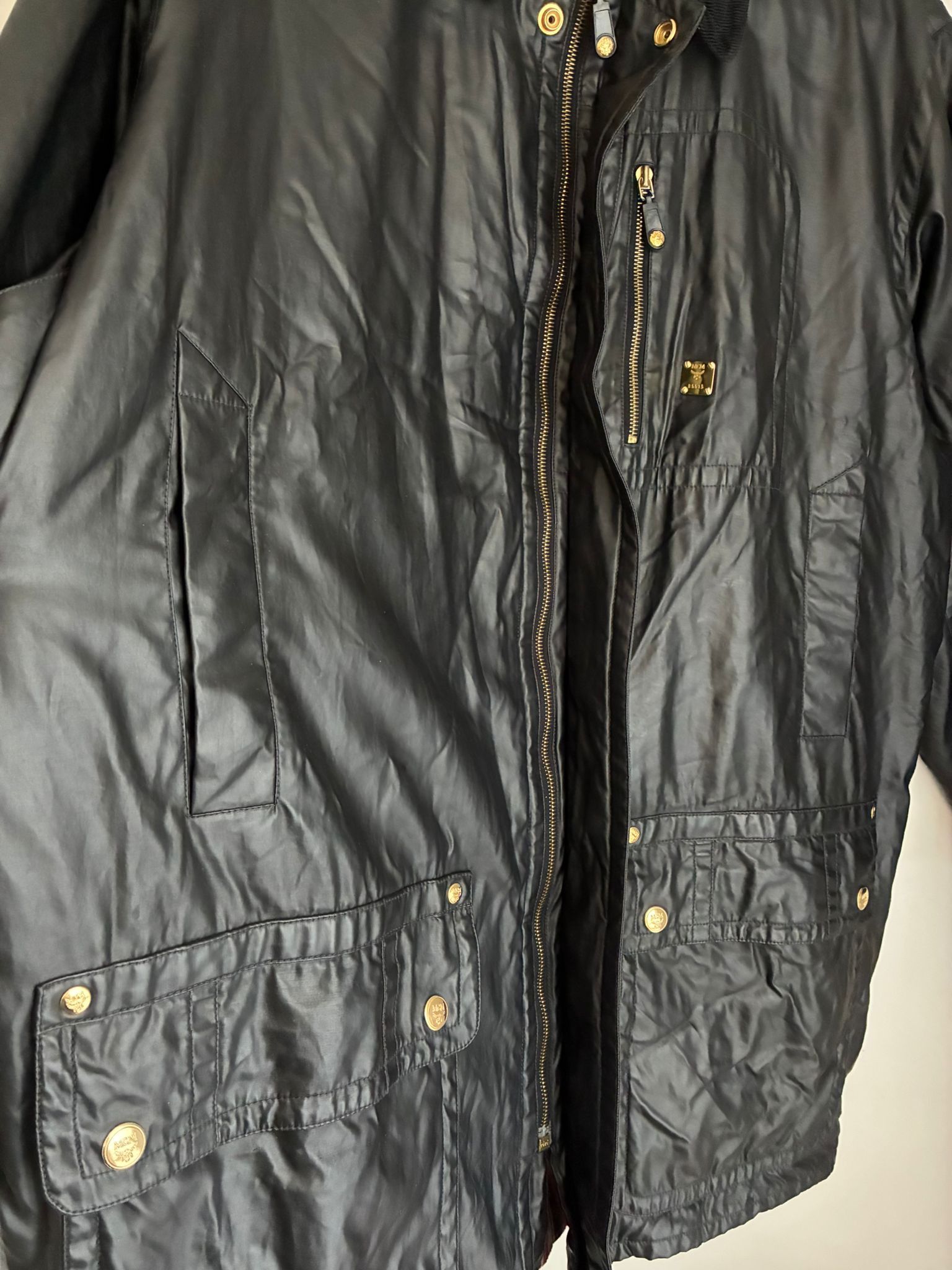 MCM Vintage archive MCM waxed jacket luxury retro 90s 80s rare Size US L / EU 52-54 / 3 - 6 Thumbnail