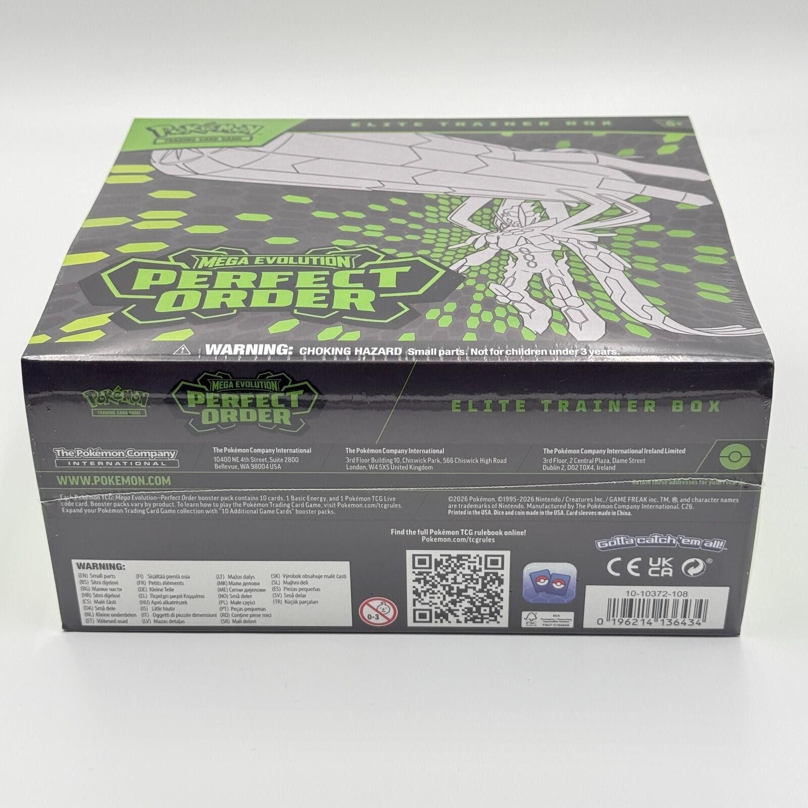 Other Pokémon Mega Evolution Perfect Order Elite Trainer Box ETB Size ONE SIZE - 6 Thumbnail