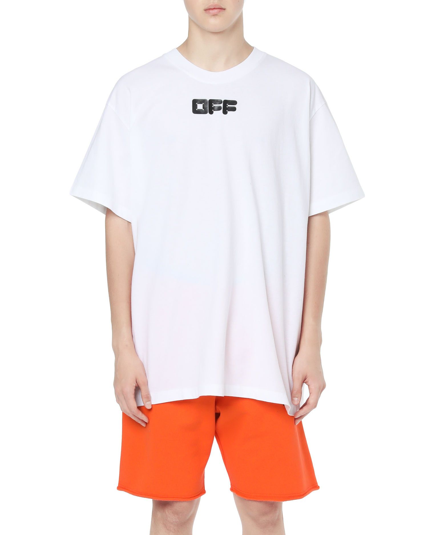 Off-White White Rubber Arrows Font Logo Oversized T-Shirt Size US XS / EU 42 / 0 - 2 Thumbnail