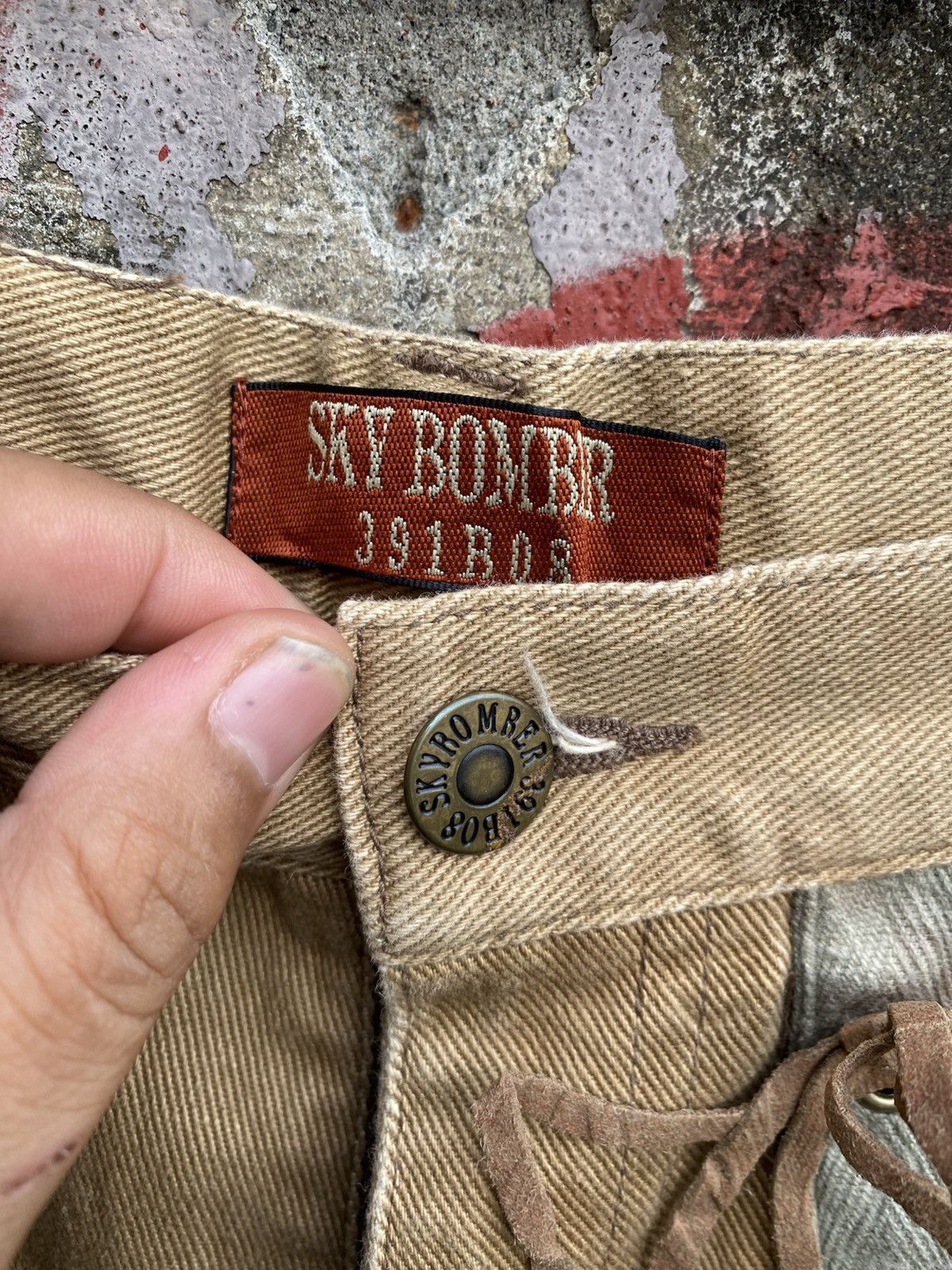 Vintage Rare sky bomber flared bondage tactical punk Size US 29 - 5 Thumbnail