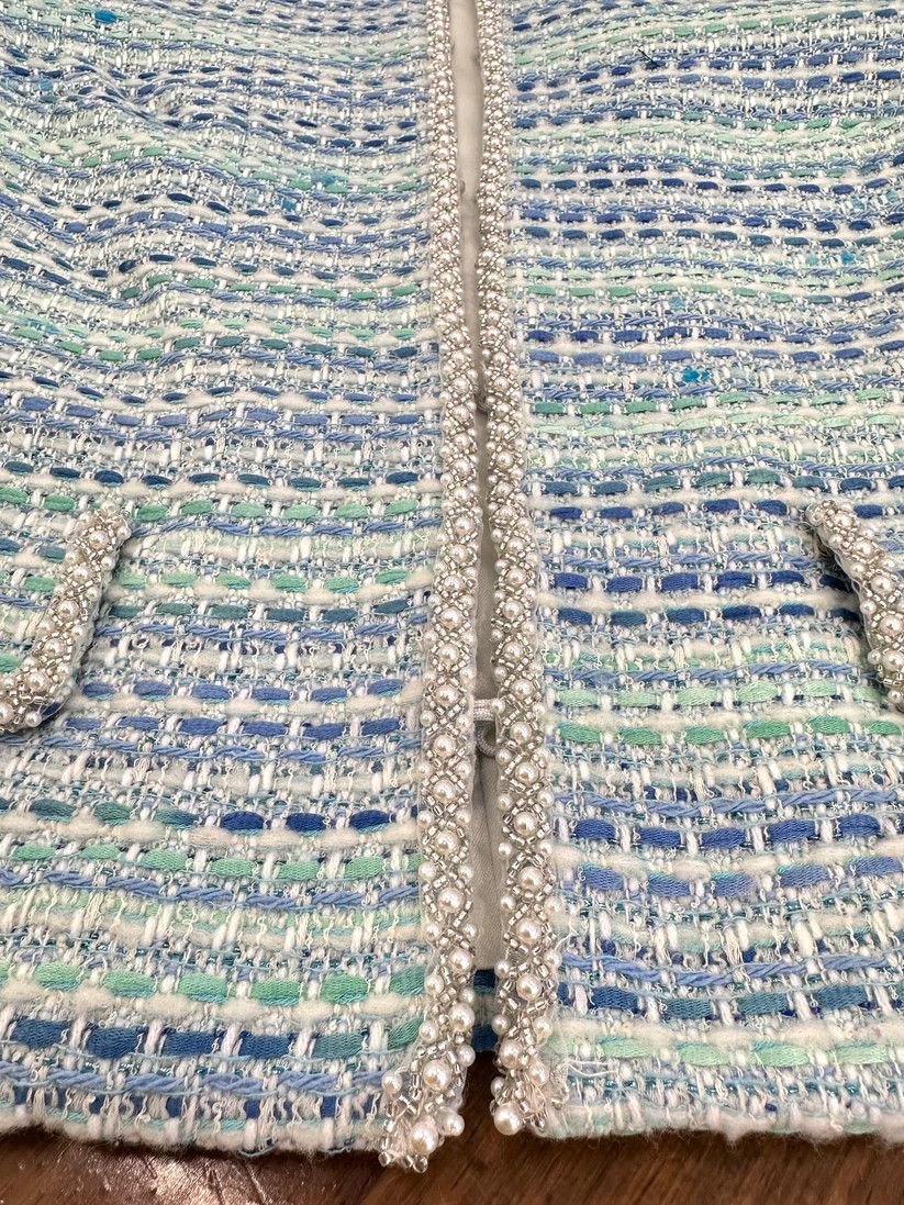 Other aquamarine jacket of wool hight quality Size L / US 10 / IT 46 - 5 Thumbnail