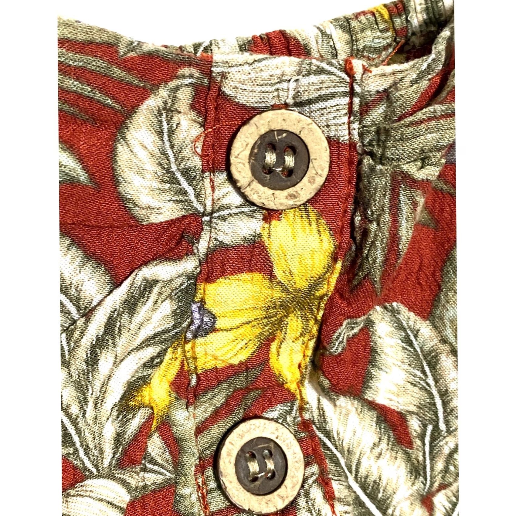 Vintage Aéropostale Tropical Button Midi Skirt Cami Crop Top Set M Boho Hawaiian Resort Skirt Tank Floral Beach Womens Set Size M / US 6-8 / IT 42-44 - 4 Thumbnail