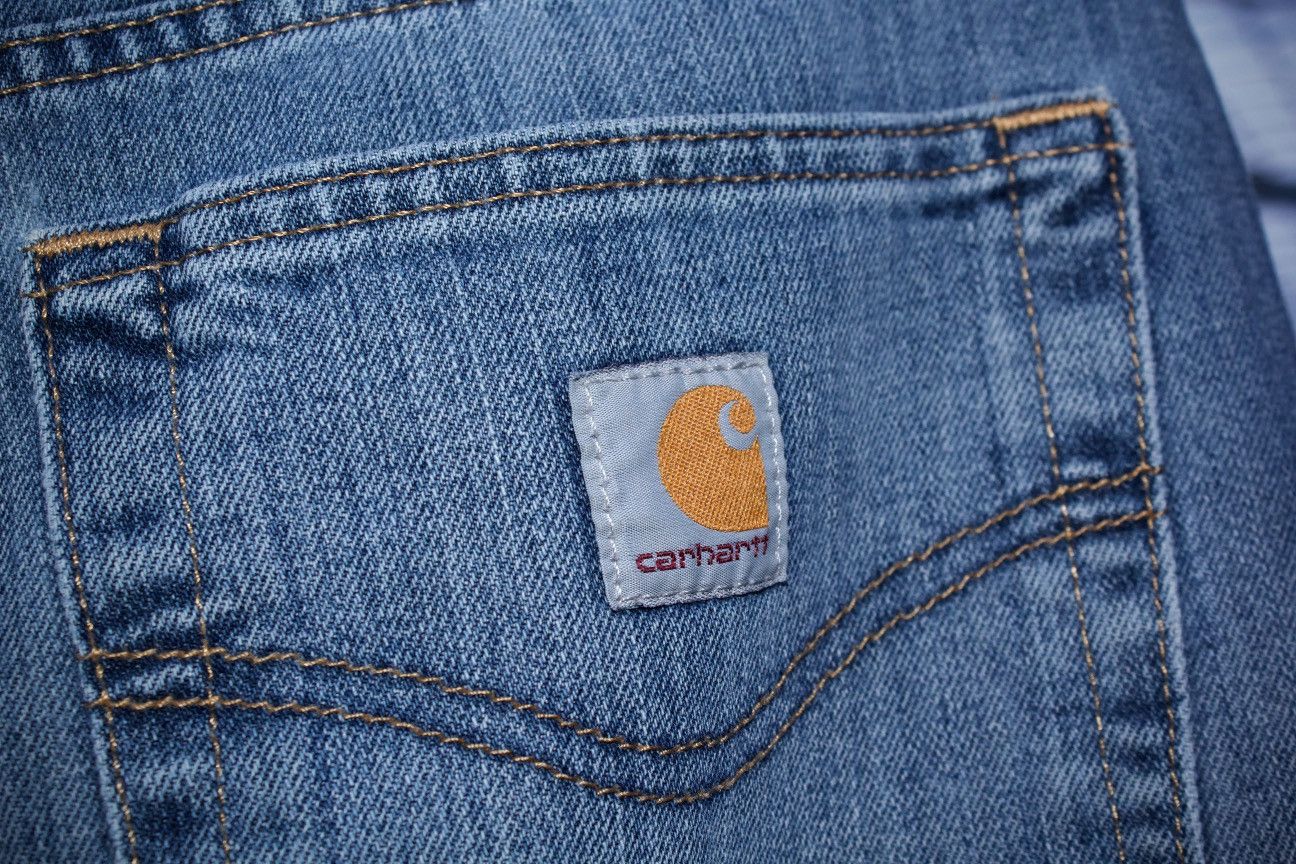 Carhartt Baggy Light Blue Carhartt Jeans Size US 34 / EU 50 - 3 Thumbnail