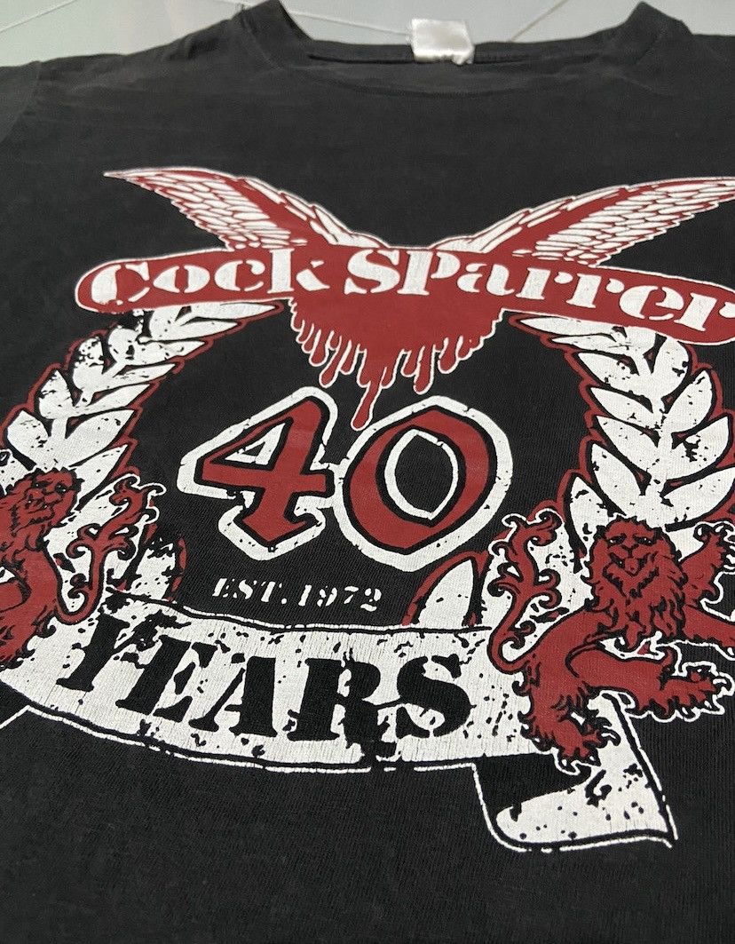 Band Tees × Vintage Vintage Cock Sparrer 40th Anniversary Size US M / EU 48-50 / 2 - 9 Thumbnail