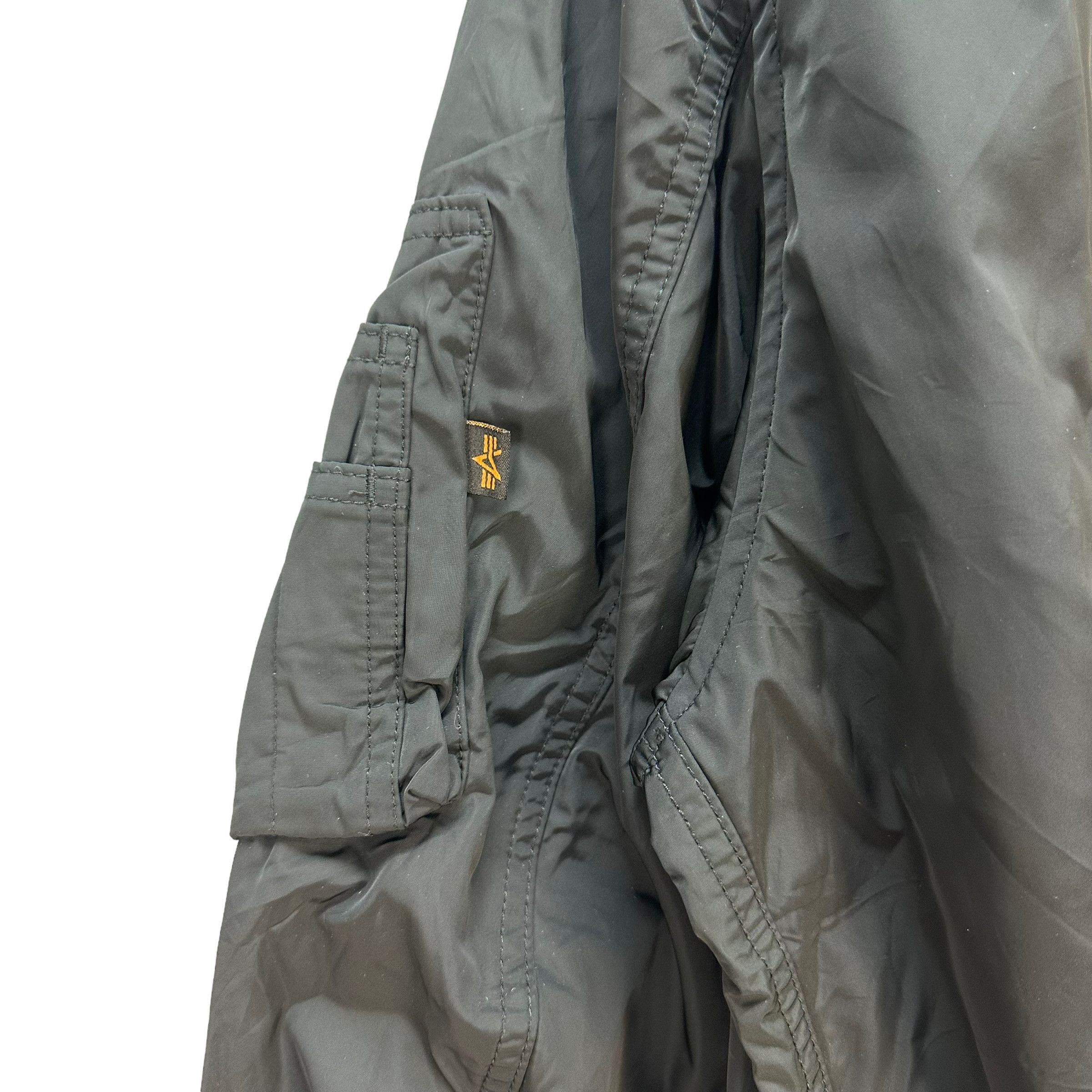 Alpha Industries Alpha Industries Black Bomber Jacket #7677-163 Size XL / US 12-14 / IT 48-50 - 14 Thumbnail