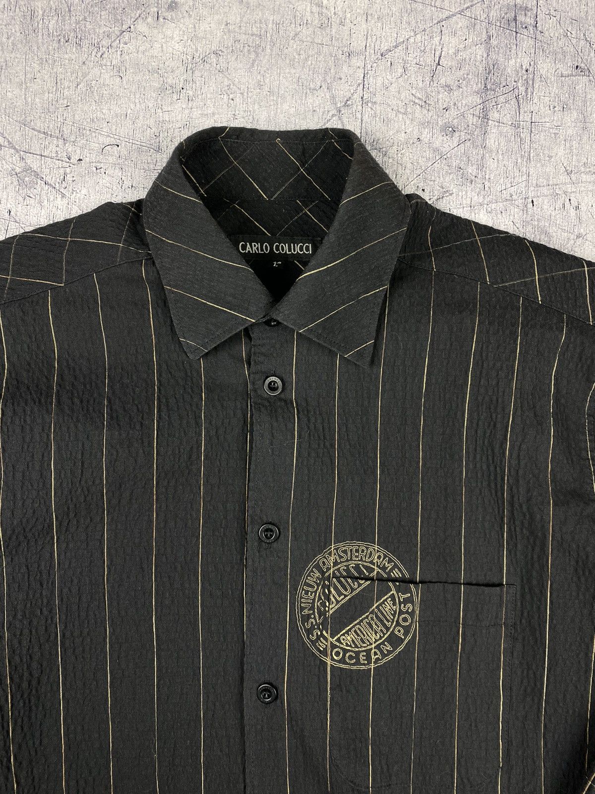 Carlo Colucci Vintage Carlo Colucci Button Up Shirt Size US L / EU 52-54 / 3 - 5 Thumbnail