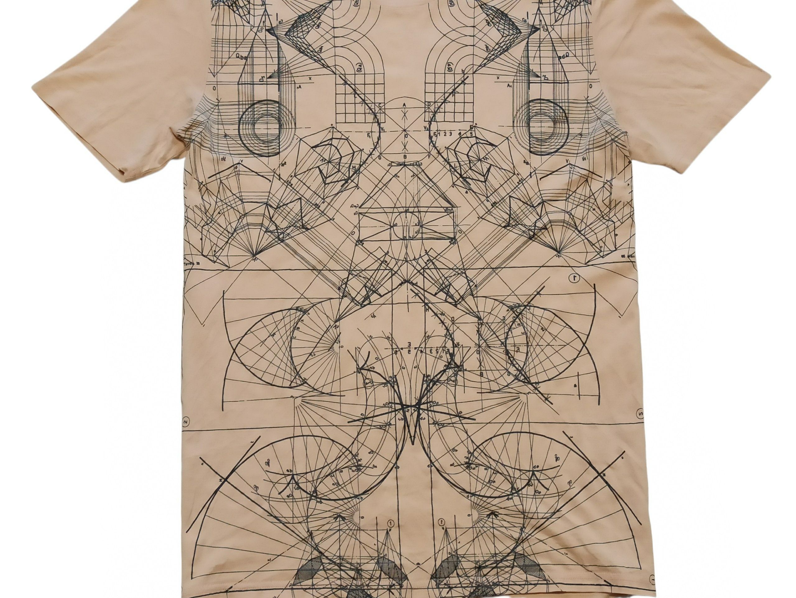 Diesel Black Gold Diesel Black Gold Architectural Sketch Graphic Tee Size US L / EU 52-54 / 3 - 3 Thumbnail