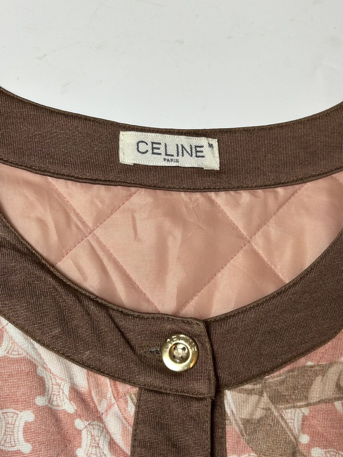 Celine × Designer CELINE MONOGRAM BUTTON UP CARDIGAN Size M / US 6-8 / IT 42-44 - 7 Thumbnail