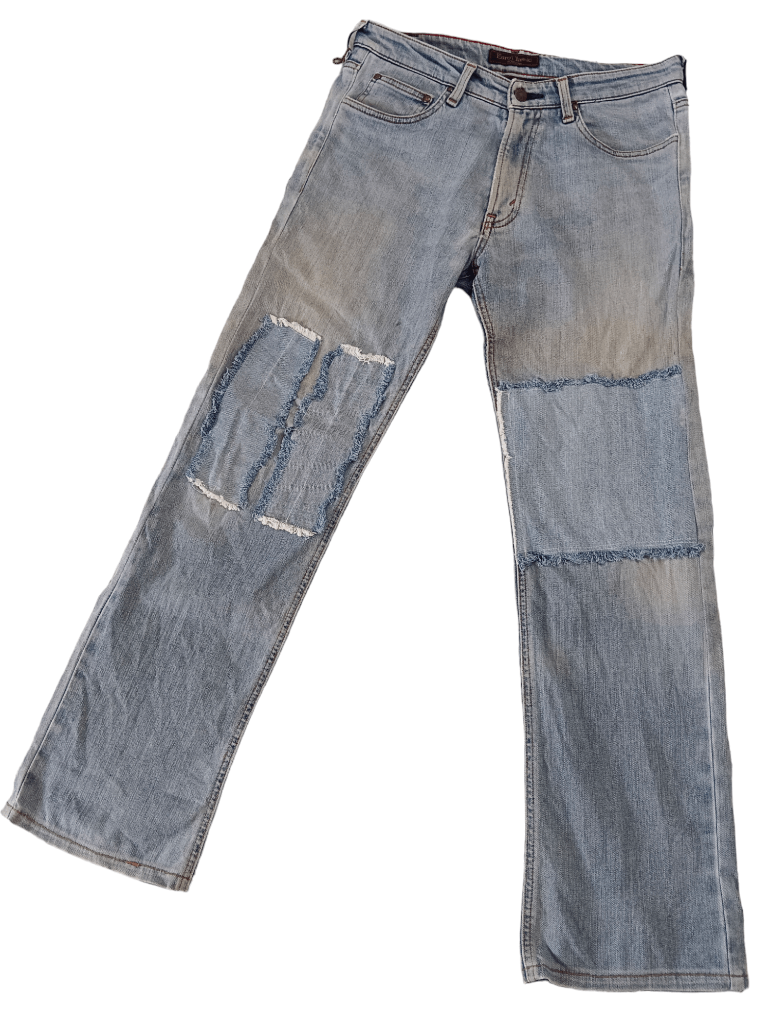 If Six Was Nine Bobson Euro Classic Patchwork Denim Size US 31 - 1 Thumbnail