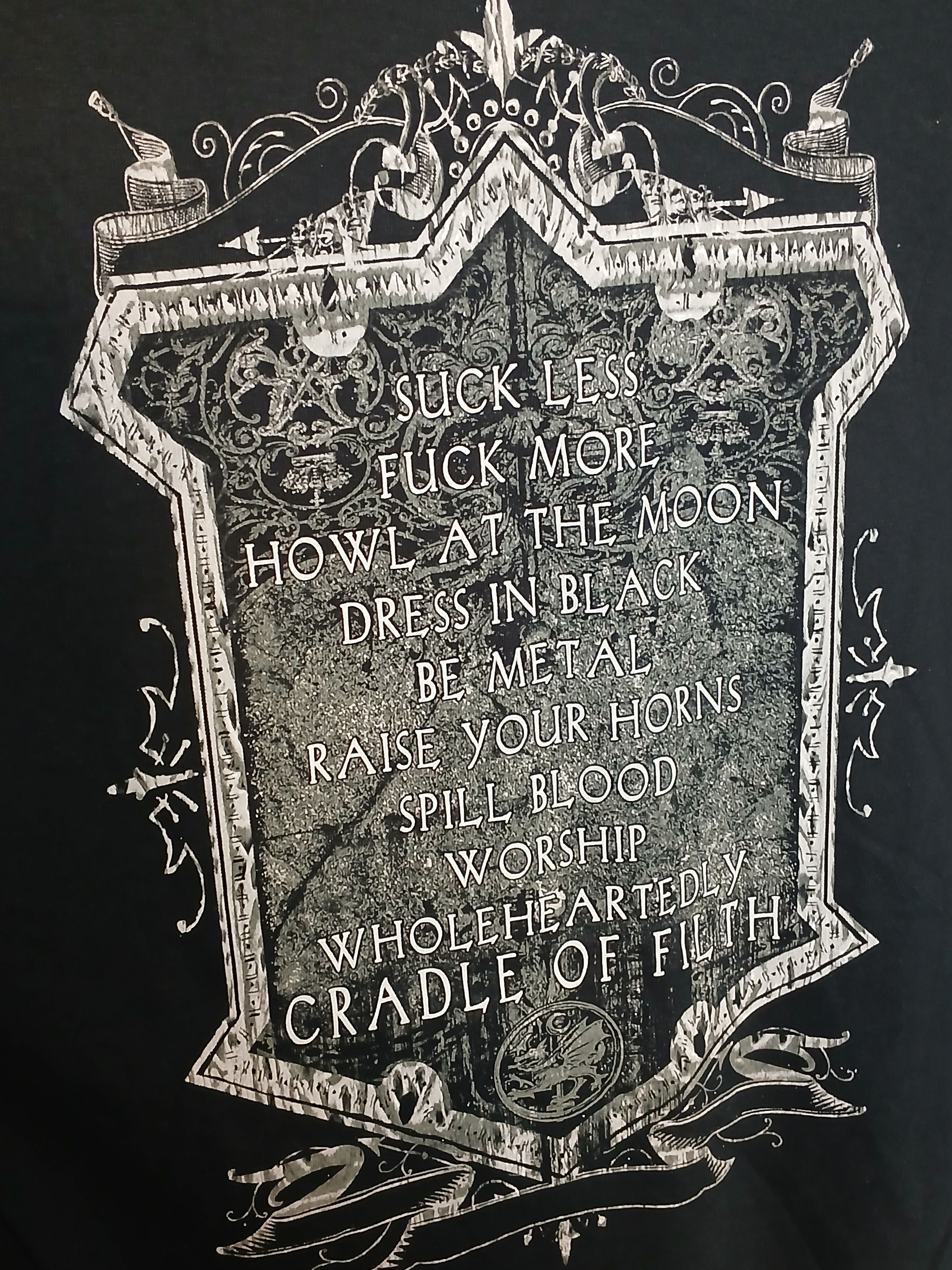 Band Tees Cradle Of Filth The Book Of The Law T-Shirt Size US L / EU 52-54 / 3 - 4 Thumbnail