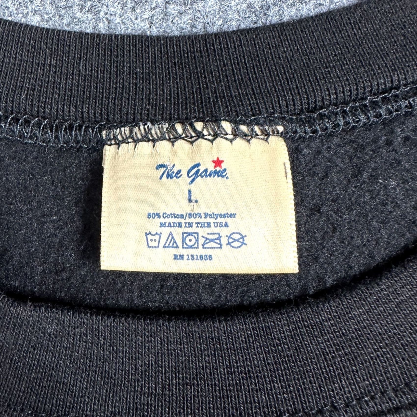Vintage AACC Riverhawks Sweatshirt L Black Vintage Old Stock Arundel College MDMens Womens Unisex Adults Pullover USA Shirt Size US L / EU 52-54 / 3 - 2 Thumbnail