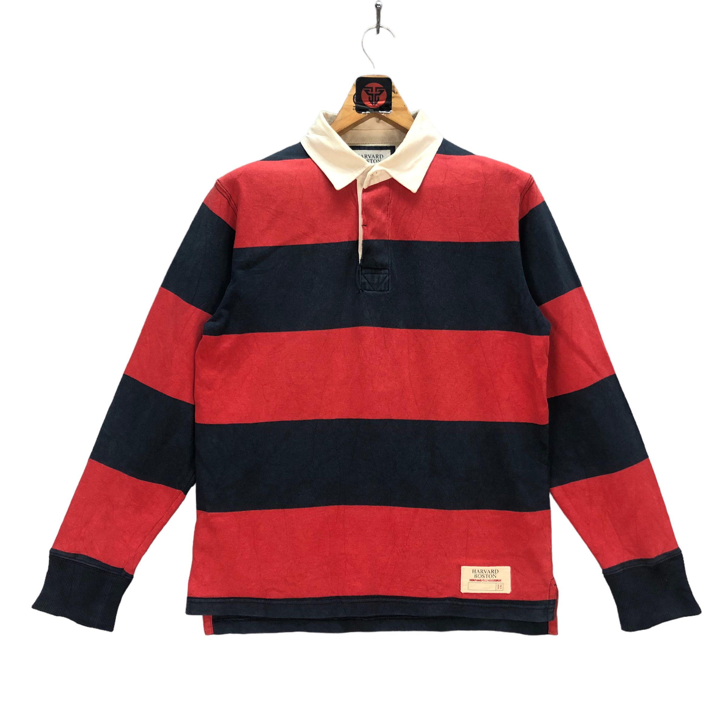 Vintage HAVARD BOSTON STRIPED POLO RUGBY #7415-144 Size US S / EU 44-46 / 1 - 1 Thumbnail