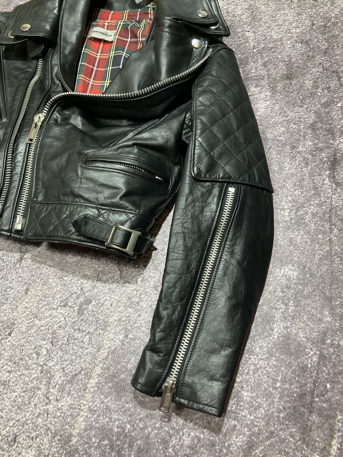 Undercover Undercover Leather Biker Jacket Style Punk Vivienne Westwood Size S / US 4 / IT 40 - 3 Thumbnail