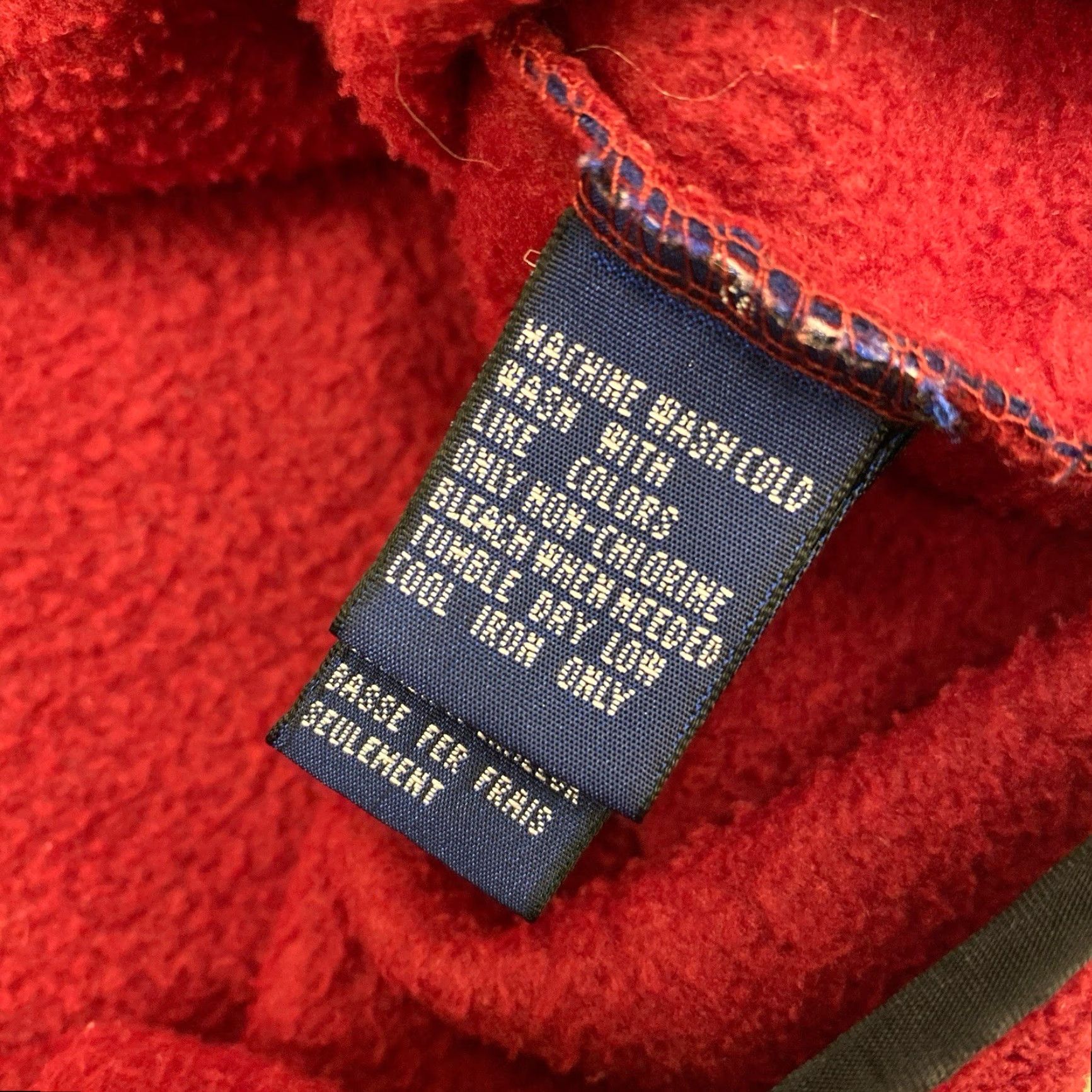 Nautica VINTAGE Nautica Quarter Zip Pull Over Fleece Red Synchilla Size XL Mens Holiday? Size US XL / EU 56 / 4 - 5 Thumbnail