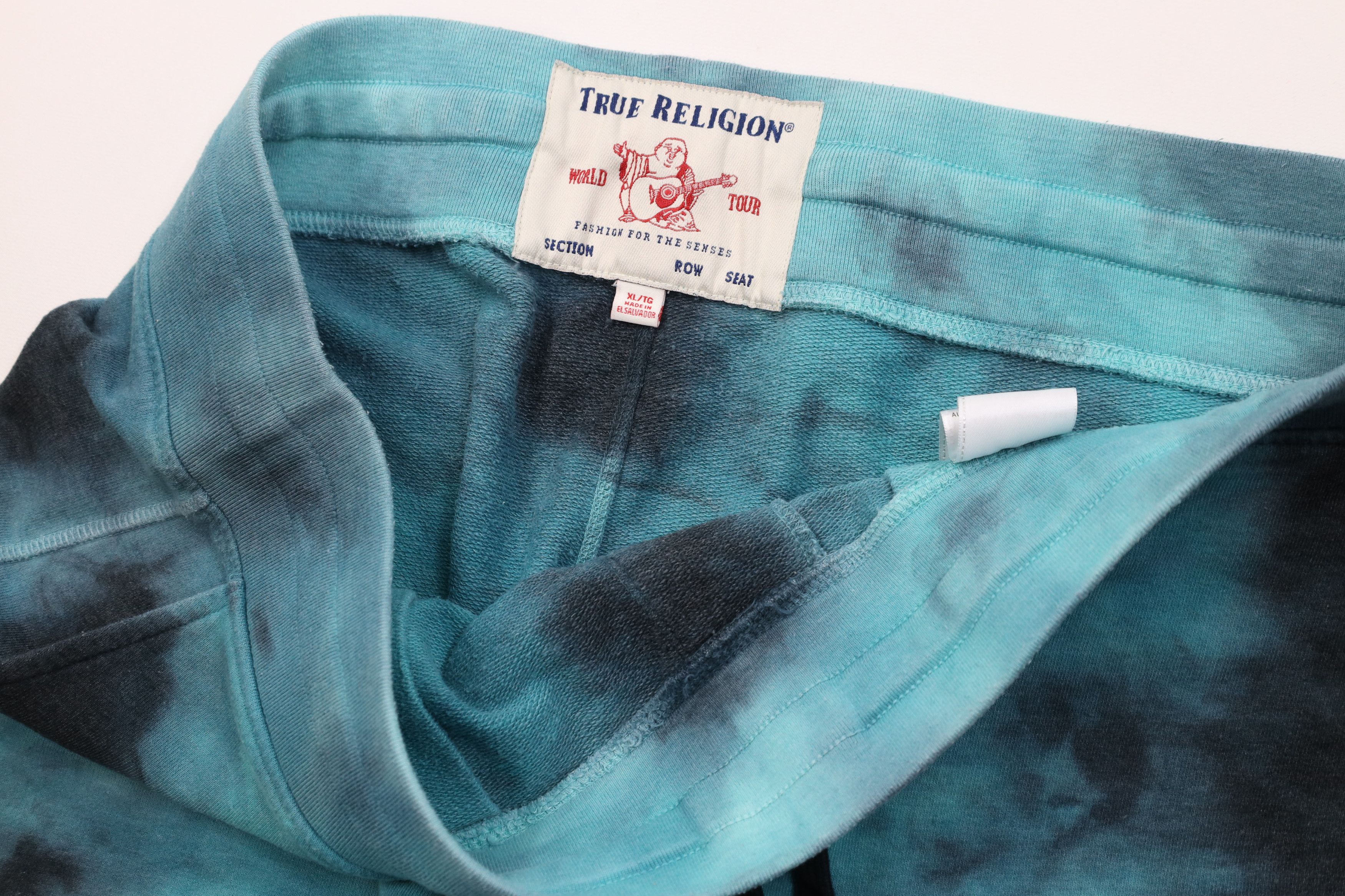 True Religion True Religion Turquoise Acid Wash Active Sweatpants Shorts Size US 36 / EU 52 - 7 Thumbnail