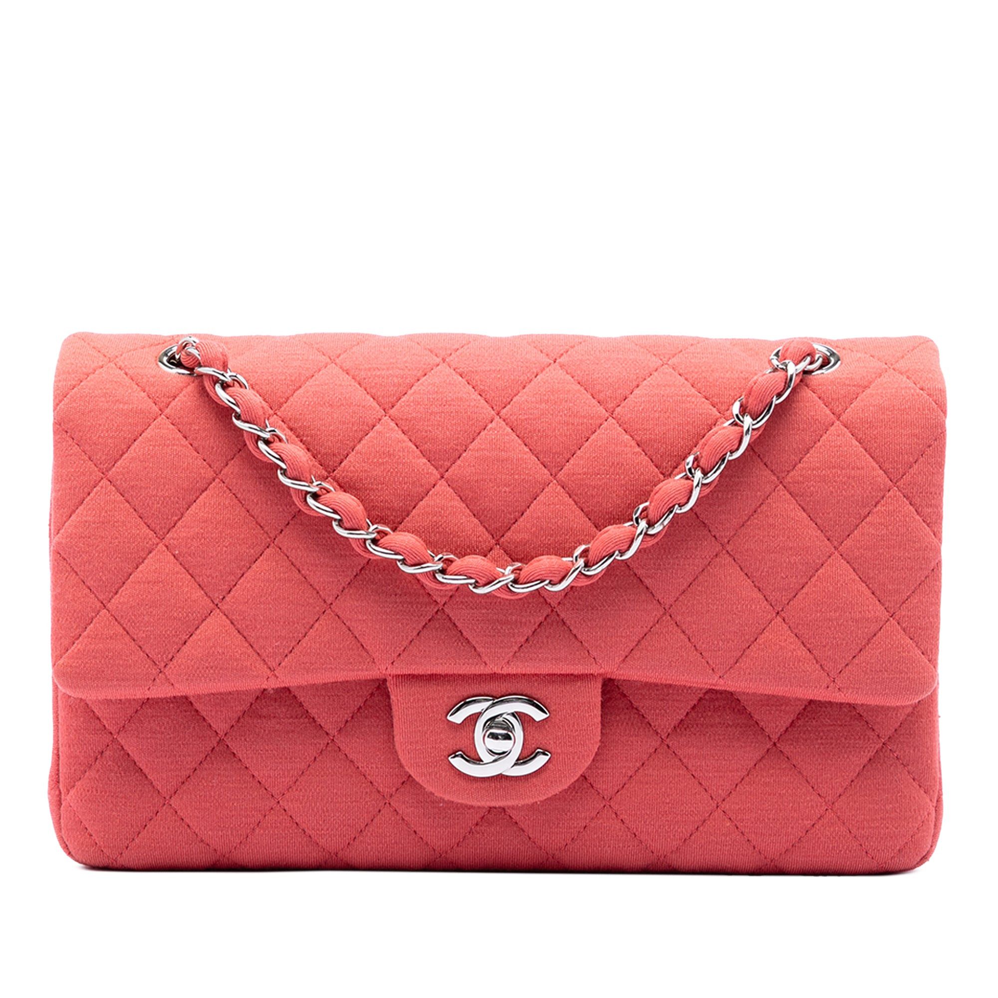 Chanel Medium Classic Jersey Double Flap Size ONE SIZE - 1 Thumbnail
