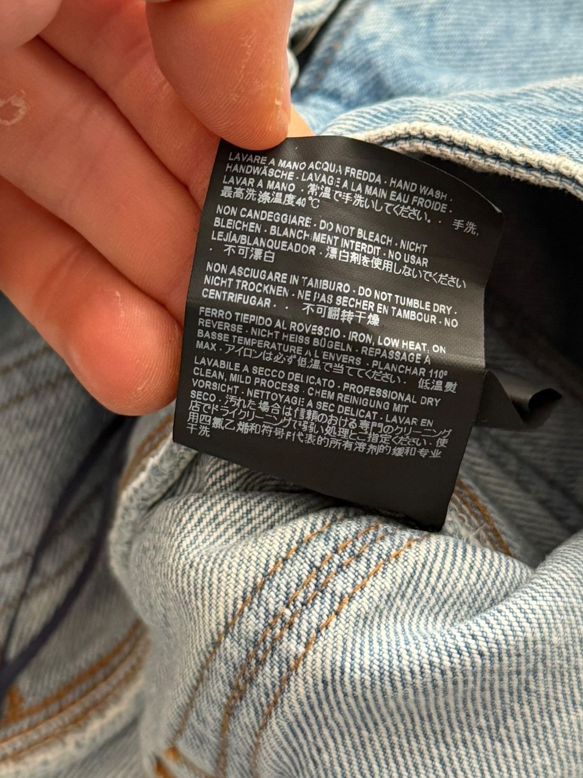 Balenciaga 2017 Convertible Denim Cargo Pants Size US 30 / EU 46 - 12 Thumbnail