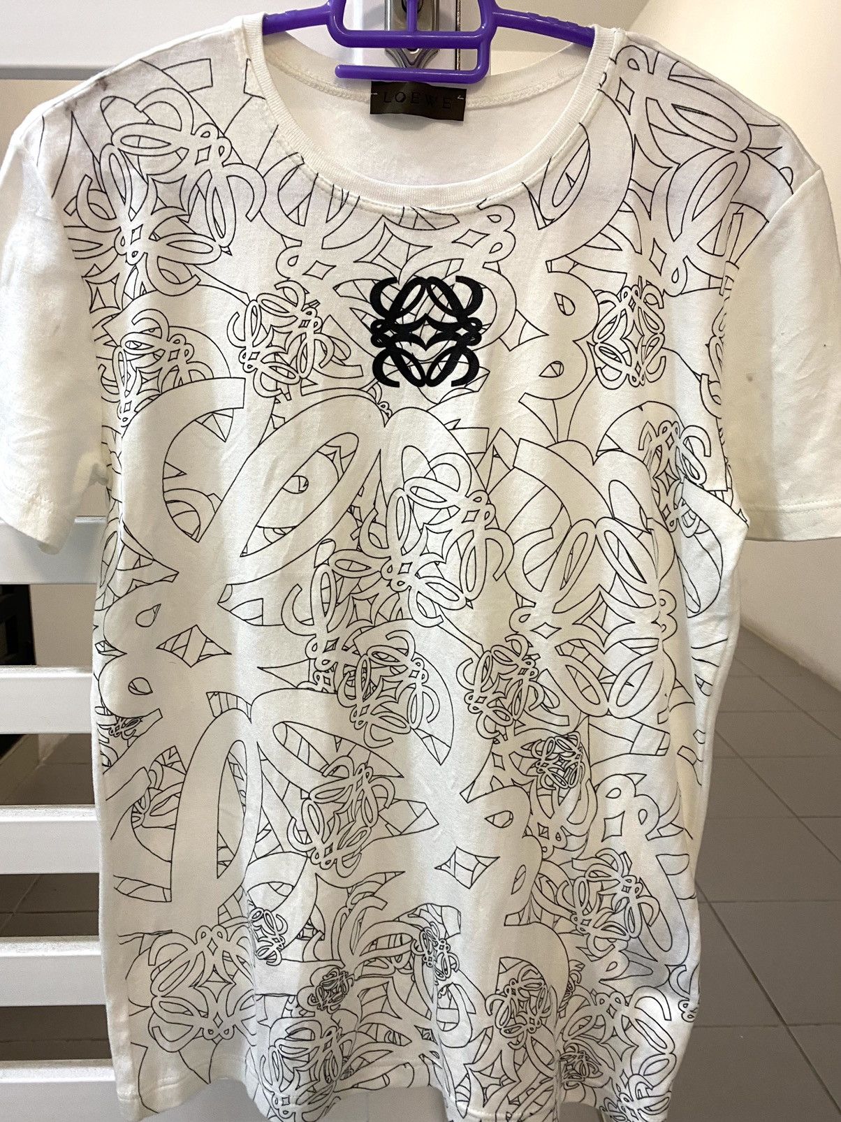 Loewe Vintage Loewe Fullprint Tee Size S / US 4 / IT 40 - 2 Thumbnail