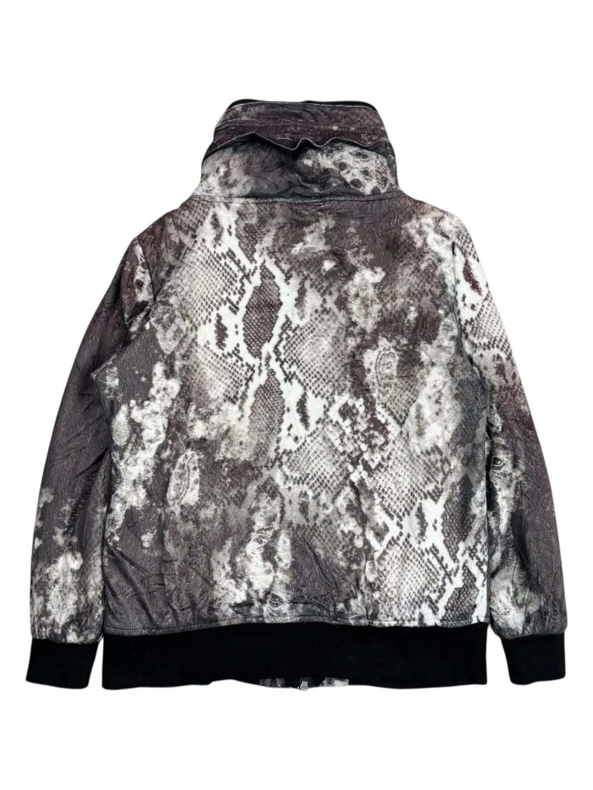 Yasuyuki Ishii 2000s Clash - Printed Python Bono Jacket Size US M / EU 48-50 / 2 - 3 Thumbnail