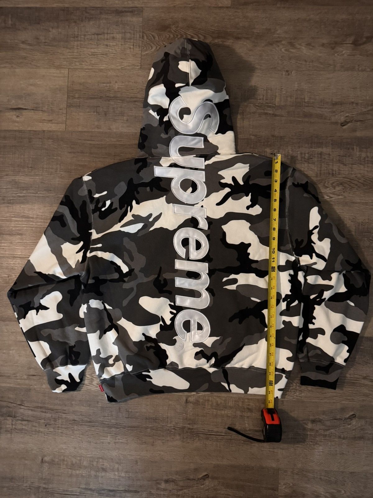 Supreme Supreme Satin Logo Hooded Sweatshirt Size US M / EU 48-50 / 2 - 4 Thumbnail