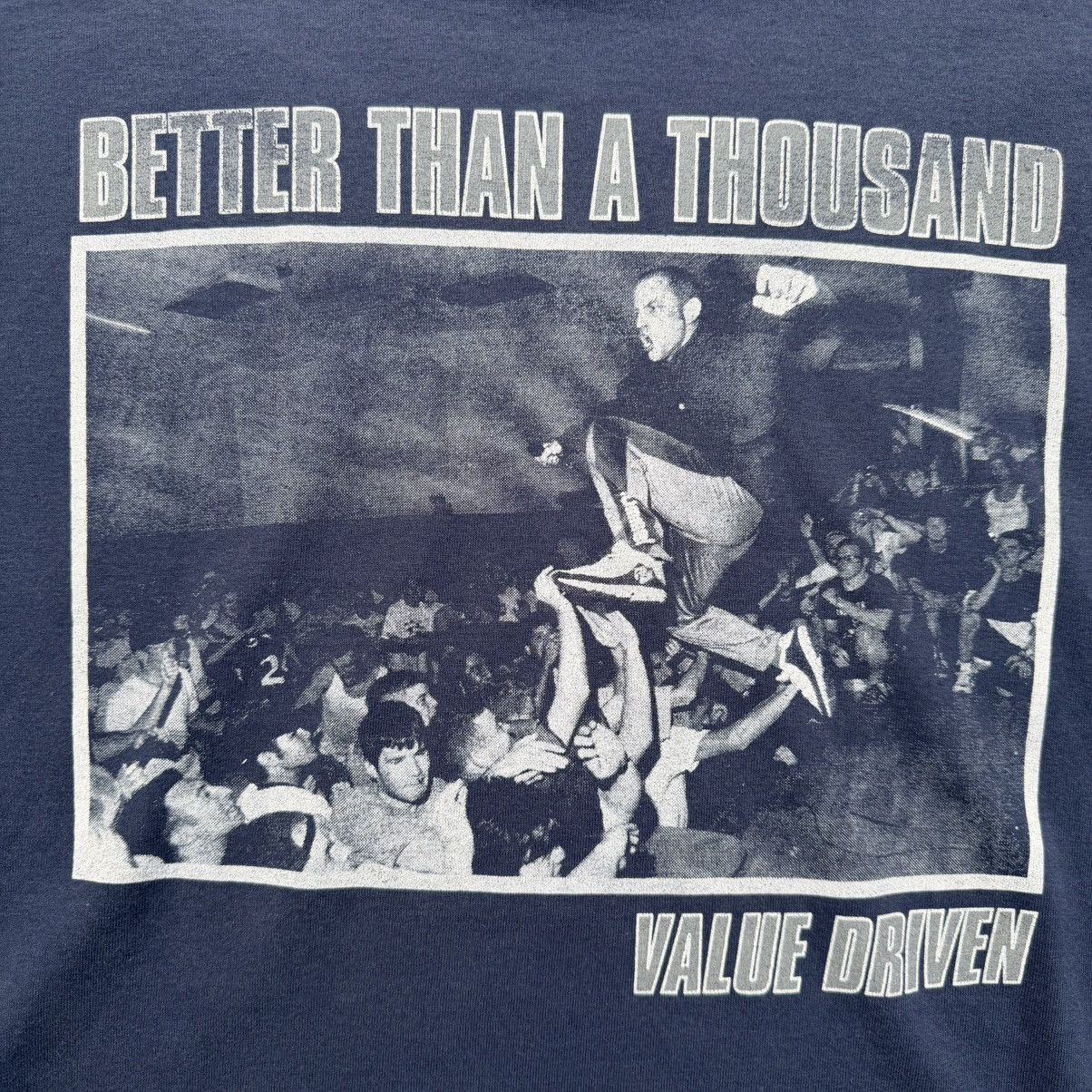 Band Tees Vintage 90s Better Than A Thousand Value Driven Hardcore Tee Size US XL / EU 56 / 4 - 4 Thumbnail