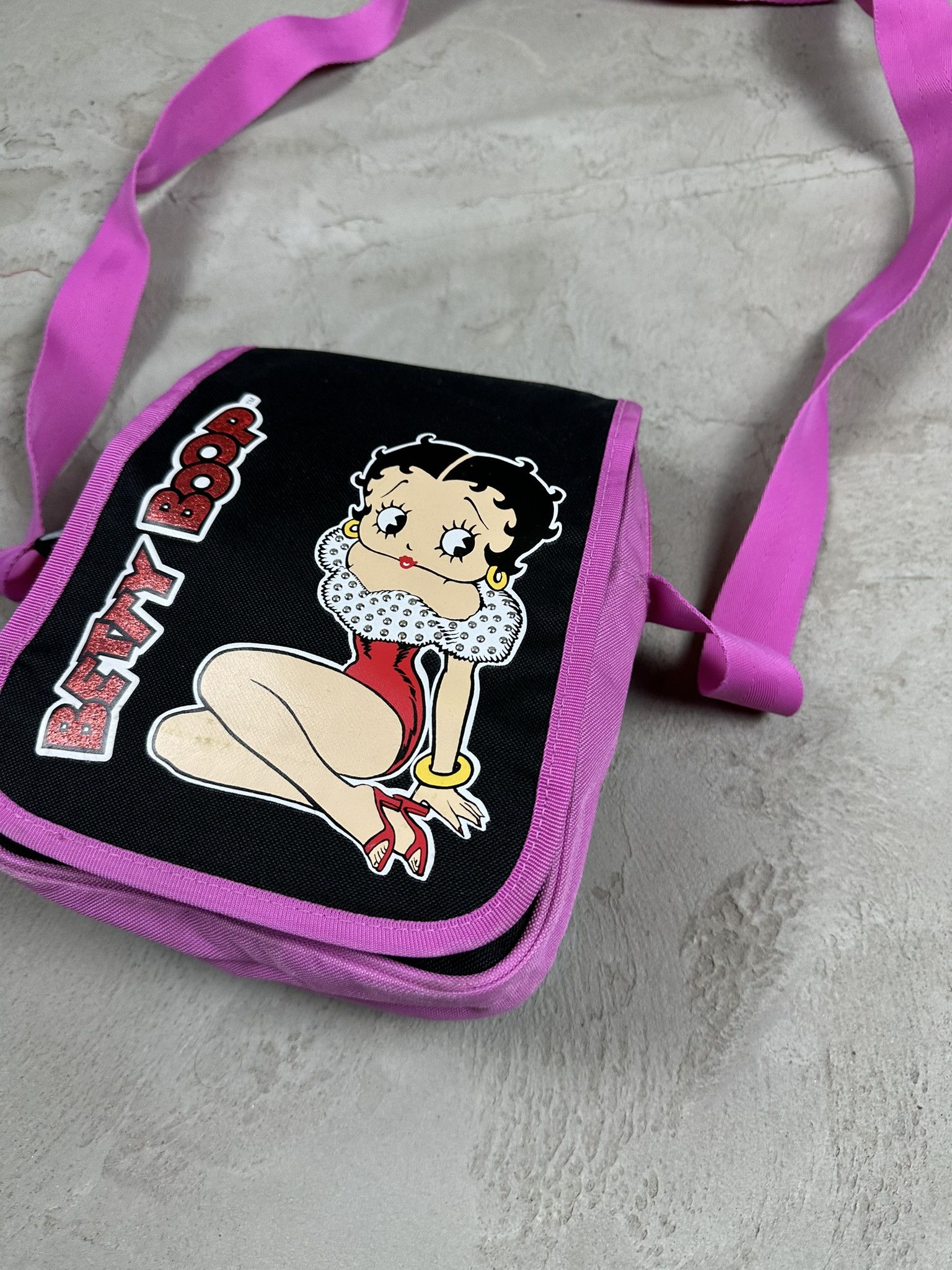 Cartoon Network 2000s Vintage Betty Boop Shoulder Y2k Bag 00s Size ONE SIZE - 3 Thumbnail
