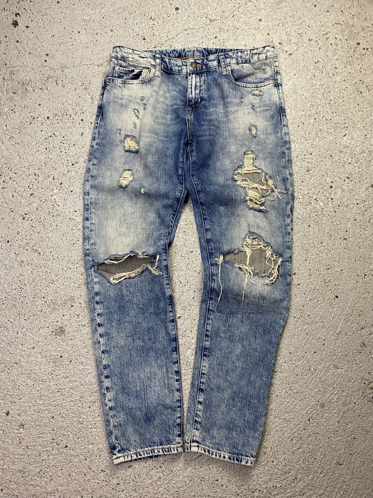 Denim & Supply Ralph Lauren Ralph lauren distressed denim jeans y2k skinnyboyfriend Size 29" - 1 Thumbnail