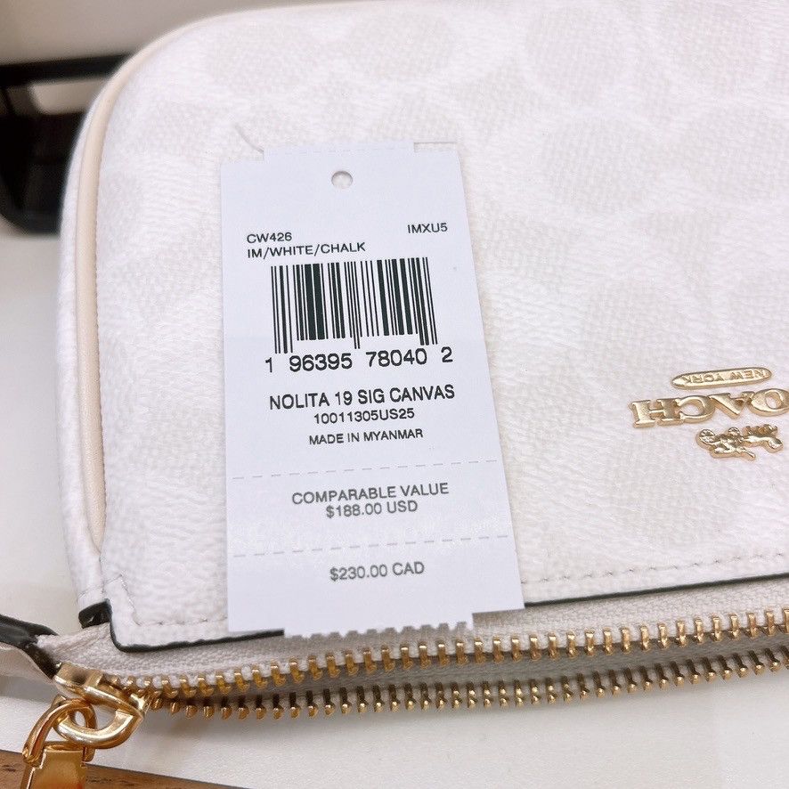 Coach NWT Coach Nolita 19 In Signature Canvas CW426 Size ONE SIZE - 6 Thumbnail