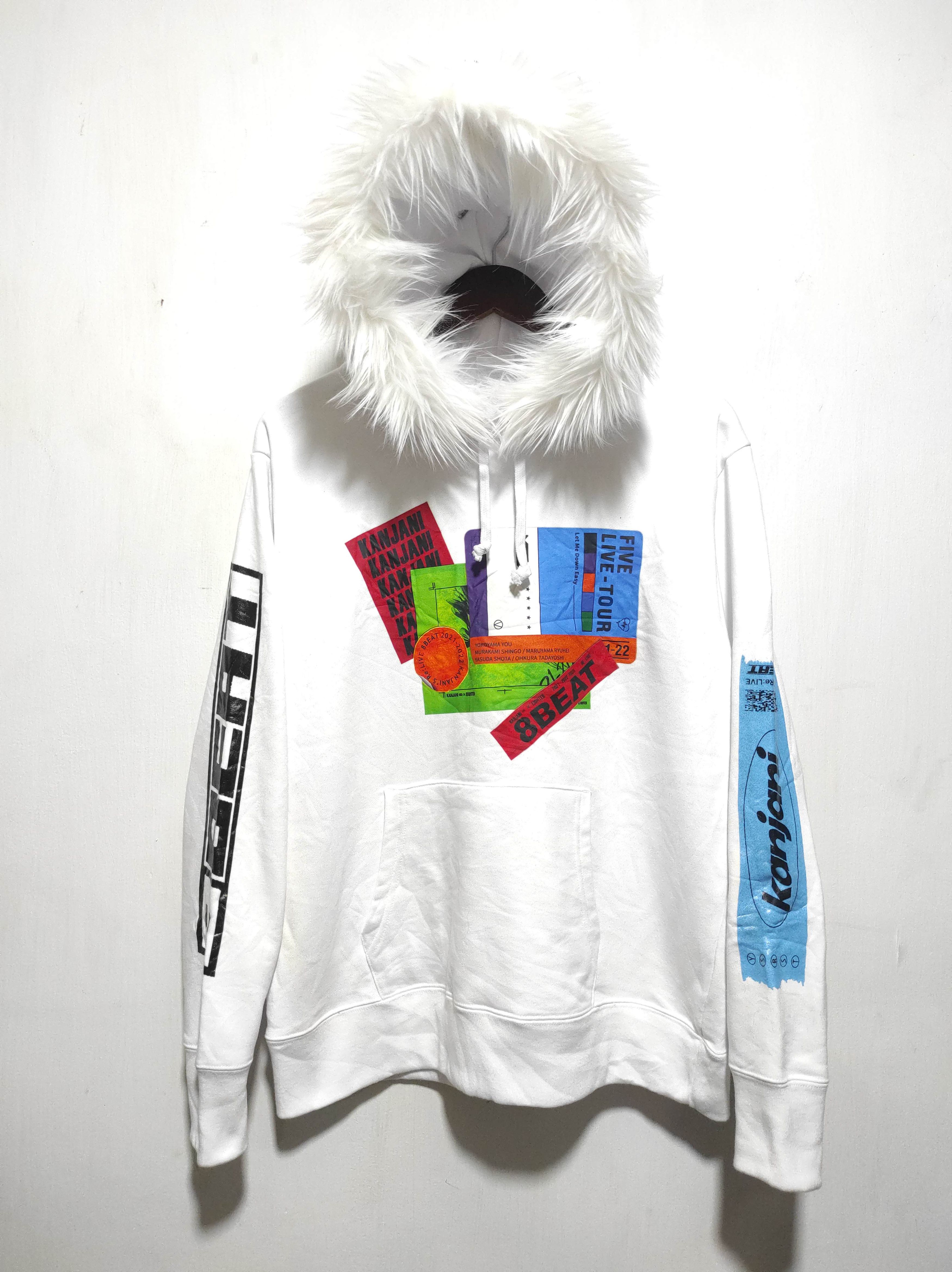 Band Tees Kanjani 8 Beat Tour Fur Hoodie IfSixWasNine LGB style white Size US M / EU 48-50 / 2 - 3 Thumbnail