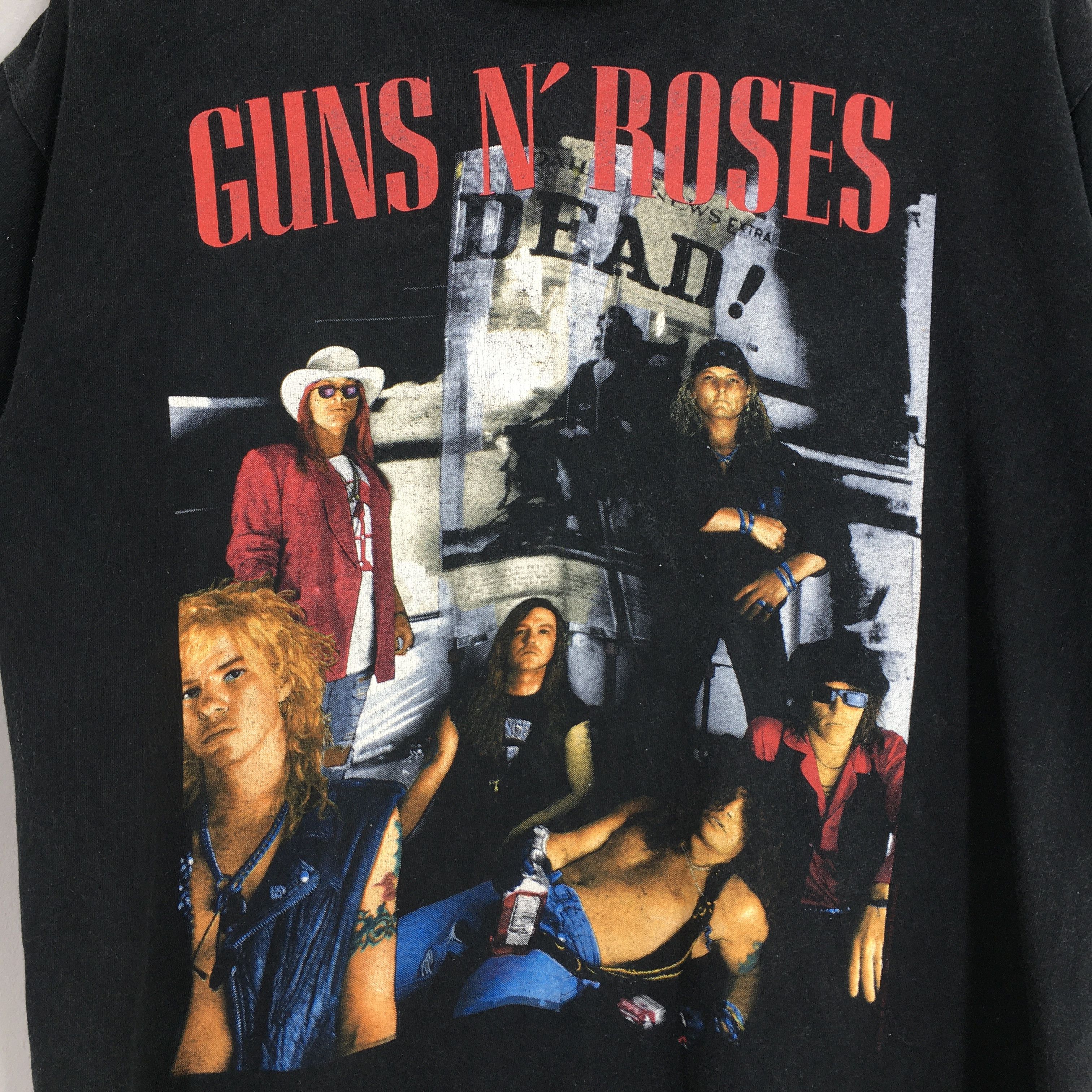 Band Tees × Guns N' Roses × Vintage Vintage 80's Gun N Roses Metal Glam Rock T shirt Medium Size US M / EU 48-50 / 2 - 4 Thumbnail