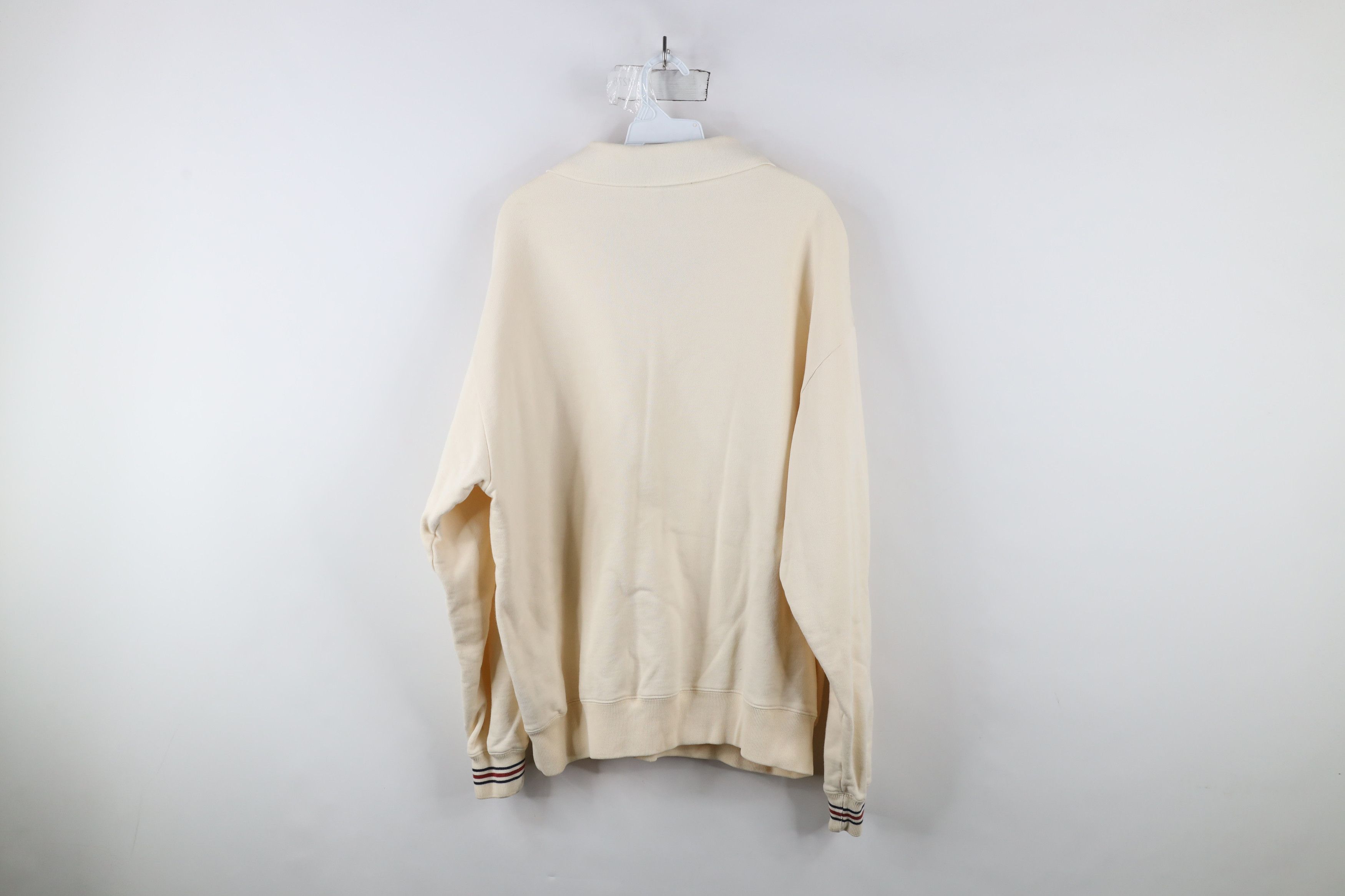 Nautica × Vintage Vintage 90s Nautica Spell French Terry Collared Sweatshirt Size US L / EU 52-54 / 3 - 12 Thumbnail