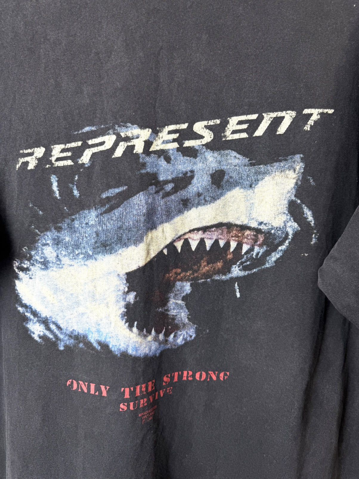 Represent Clo. Represent Co Shark Print T Shirt Streetwear Size US S / EU 44-46 / 1 - 2 Thumbnail