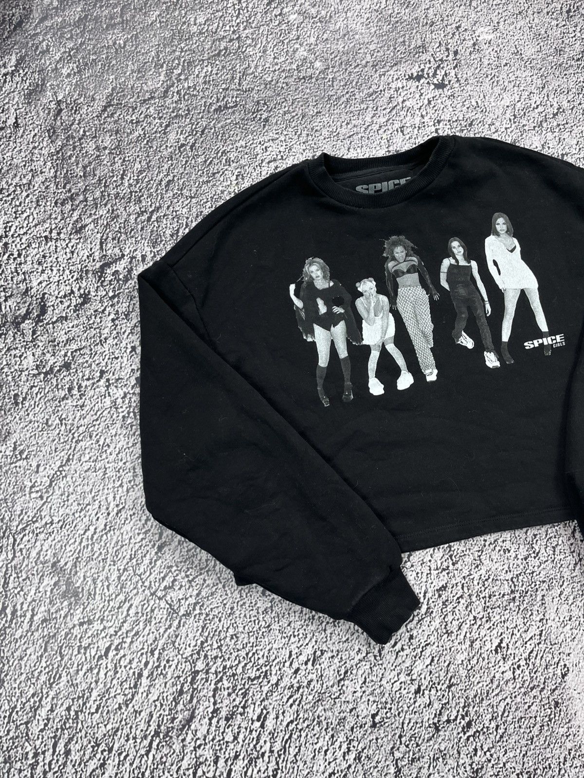 Band Tees Vintage Y2K Ice Spice Logo Cropped Sweatshirt size M Size M / US 6-8 / IT 42-44 - 3 Thumbnail