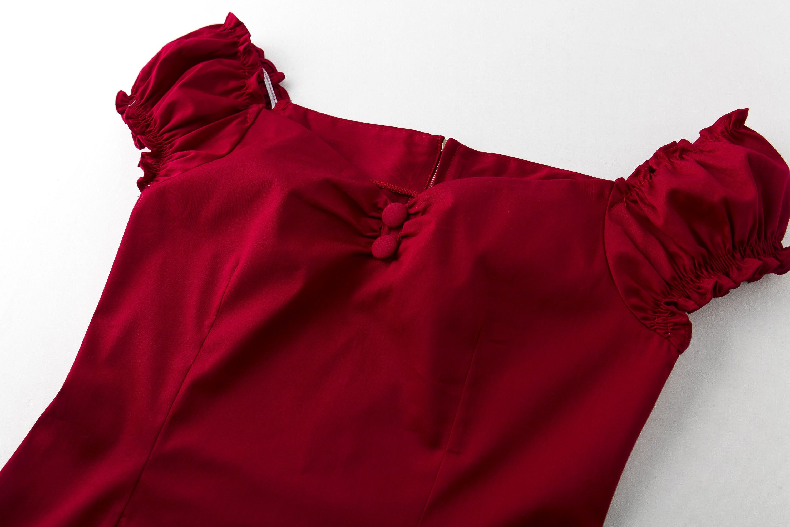 Other Red pencil dress off the shoulder slim fit Size M / US 6-8 / IT 42-44 - 3 Thumbnail