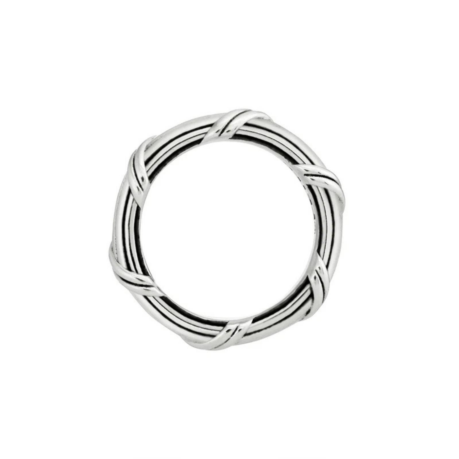 Other Peter Thomas Roth Overlap Band in Sterling Silver 4MM Size ONE SIZE - 2 Thumbnail