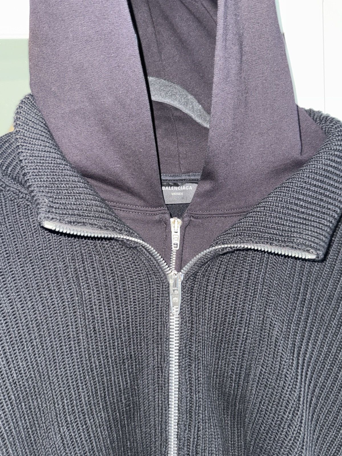 Balenciaga Balenciaga Double Layered Cardigan Unity Size US L / EU 52-54 / 3 - 11 Thumbnail