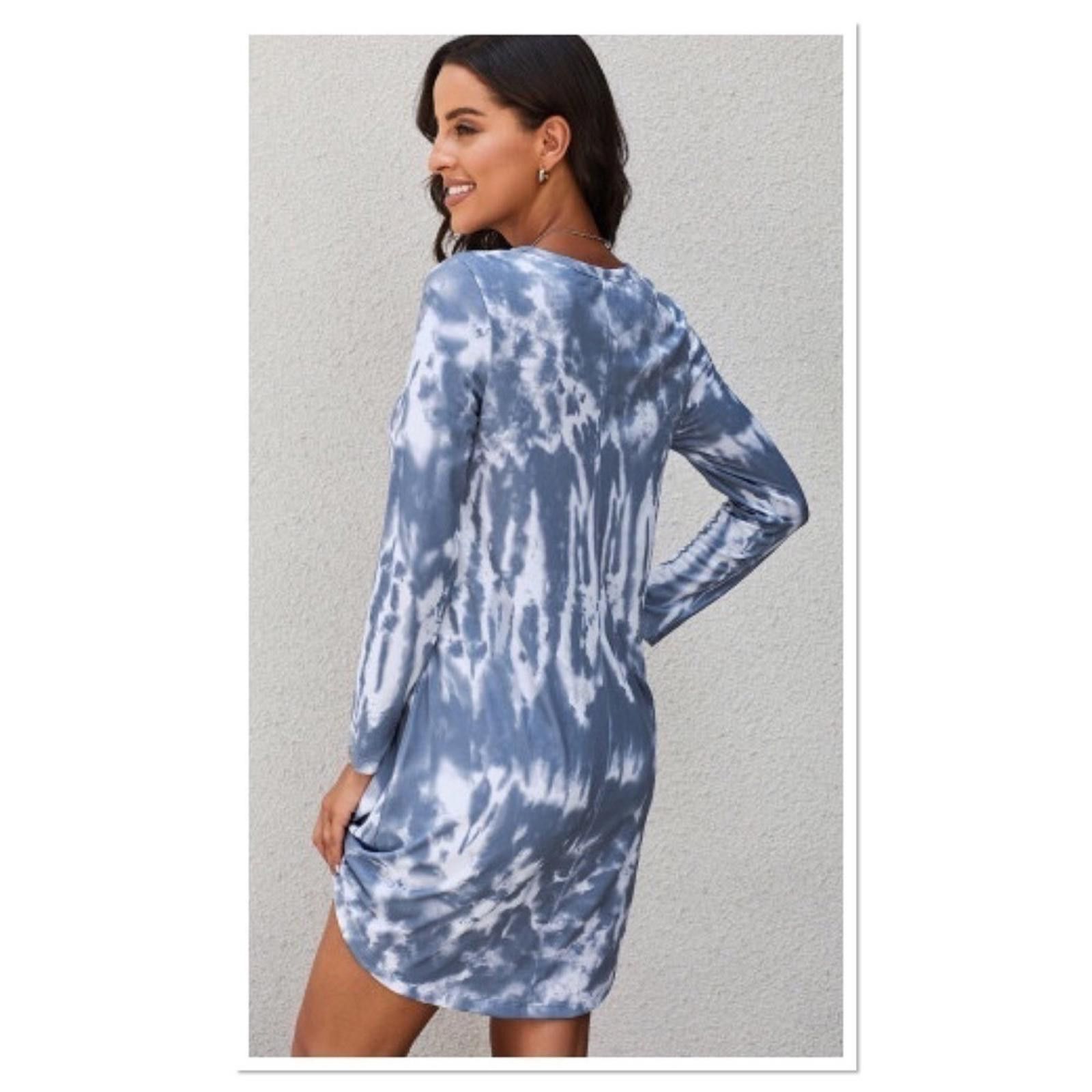 Designer Tie Dye Mini Dress NWT Size S / US 4 / IT 40 - 2 Thumbnail