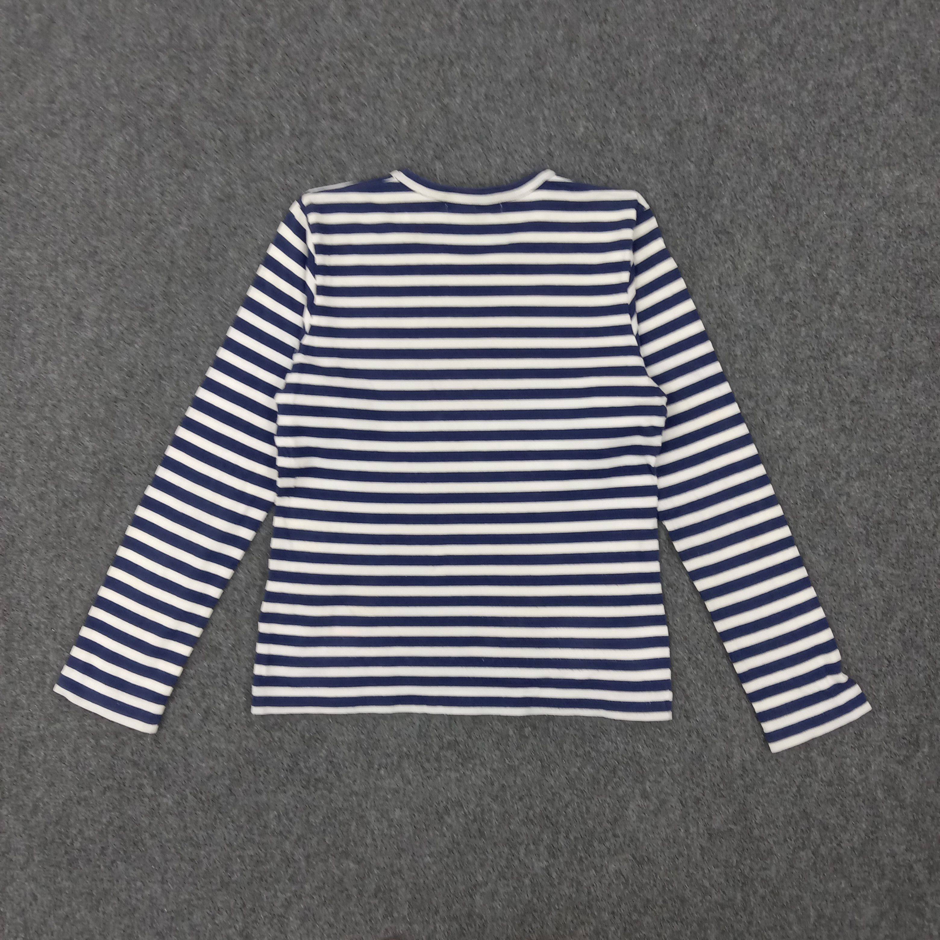 Comme des Garcons PLAY × Japanese Brand × Vintage Comme Des Garcons Play Japanese Brand Striped Tshirt Size XS / US 0-2 / IT 36-38 - 4 Thumbnail