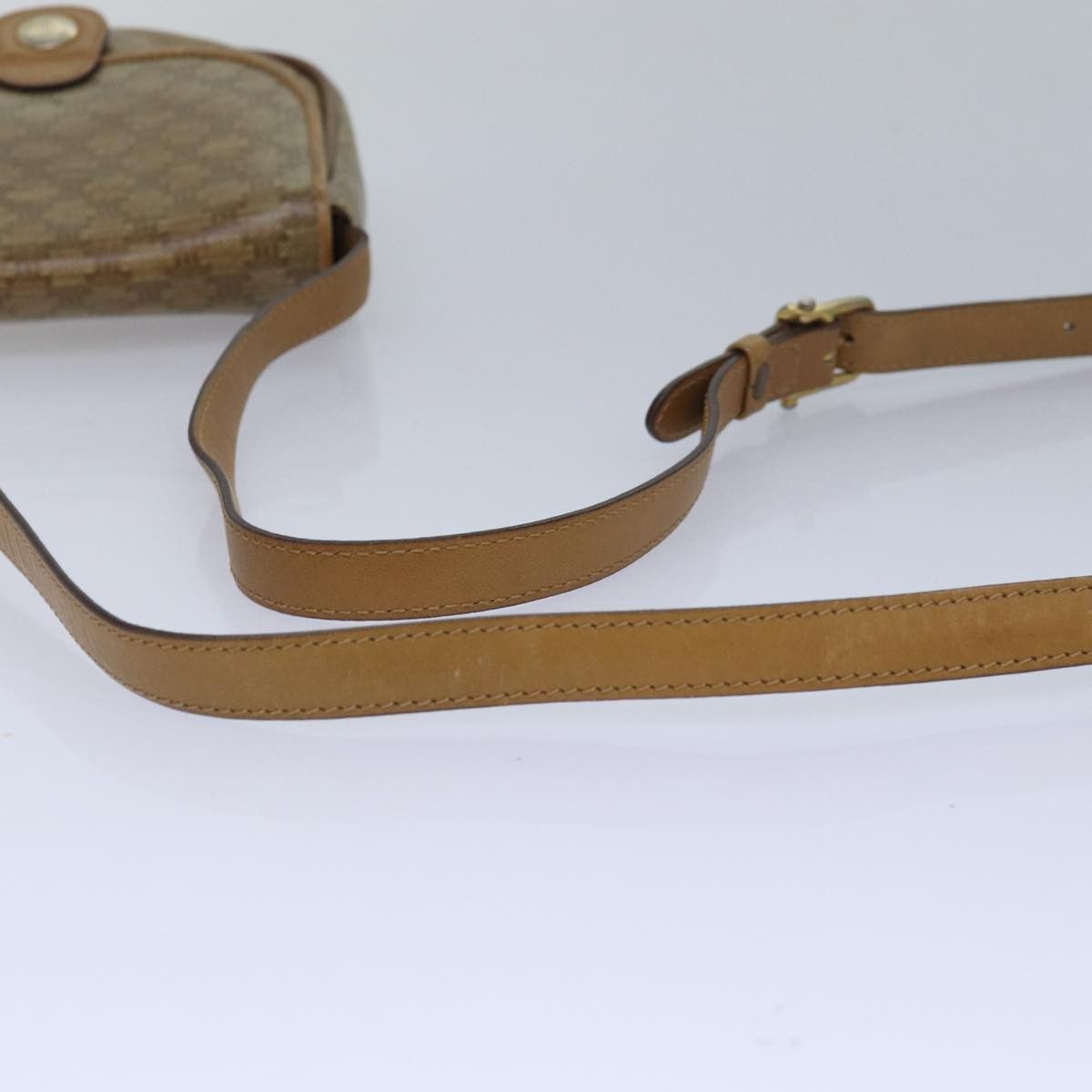 Celine CELINE Macadam Canvas Shoulder Bag Beige Size ONE SIZE - 7 Thumbnail