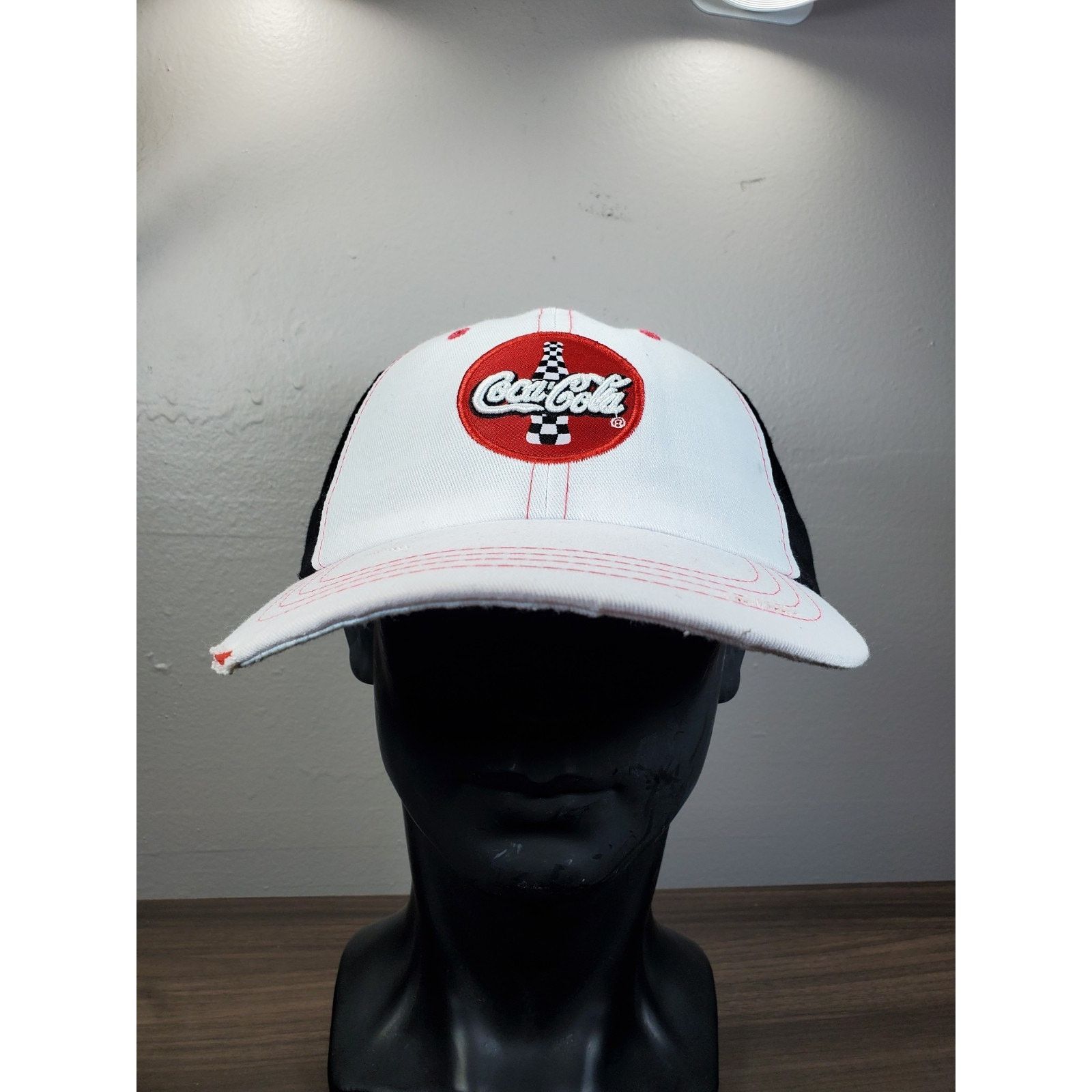 Coca Cola × Vintage Coca-Cola Refresh Recycle Distressed Hat Cap Racing Patch Size ONE SIZE - 5 Thumbnail