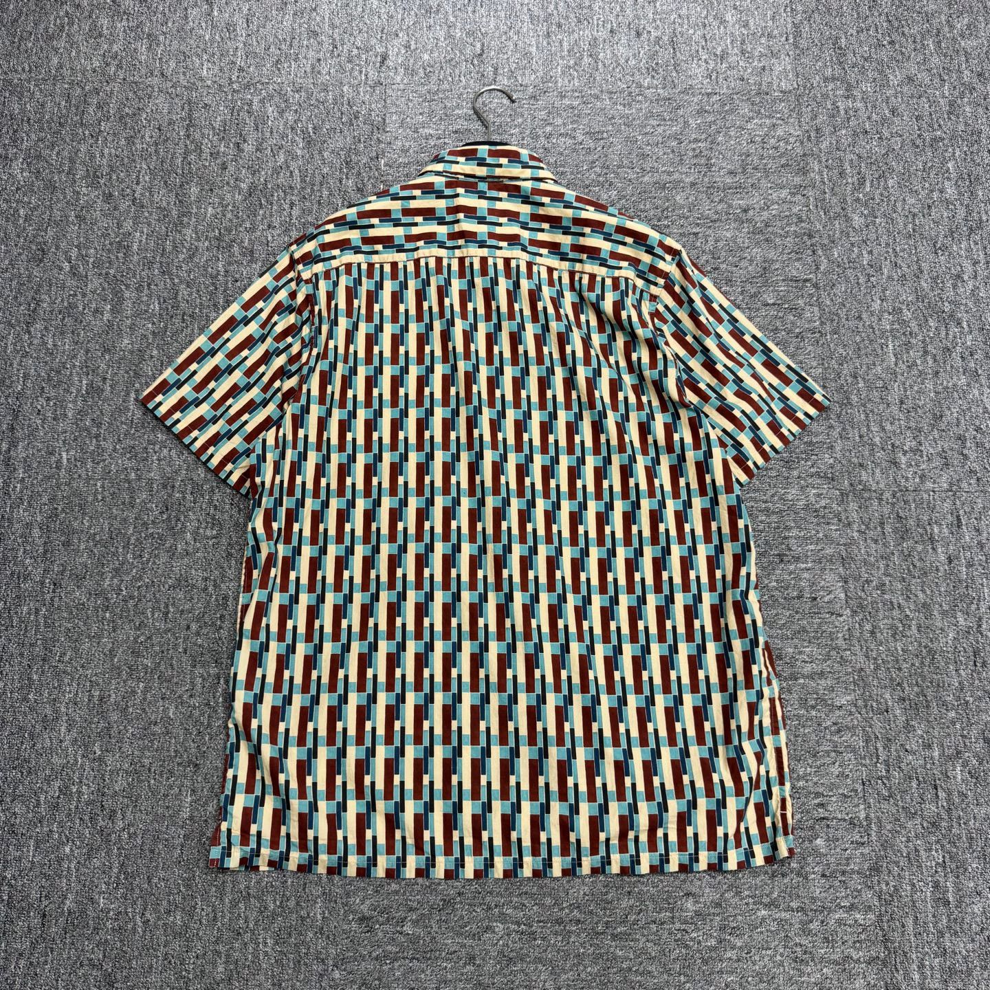 Prada Prada All Over Print Short Sleeve Shirt 42 Size US L / EU 52-54 / 3 - 5 Thumbnail