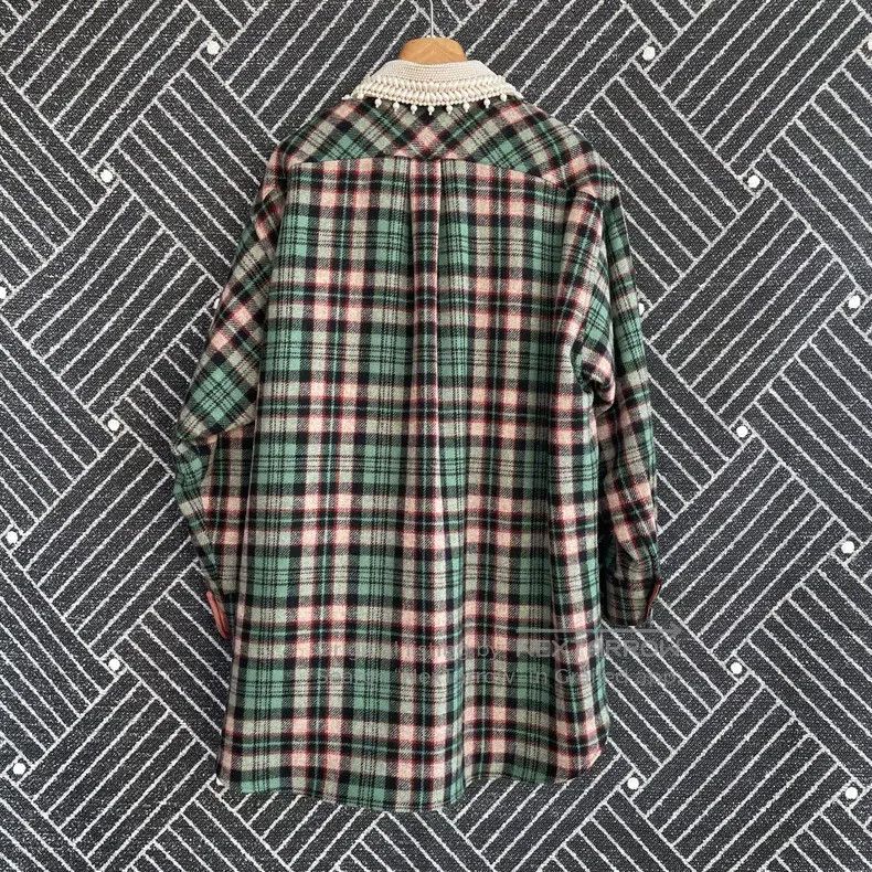 Gucci Gucci Embroidered plaid detachable collar long-sleeved sun Size XS / US 0-2 / IT 36-38 - 2 Thumbnail